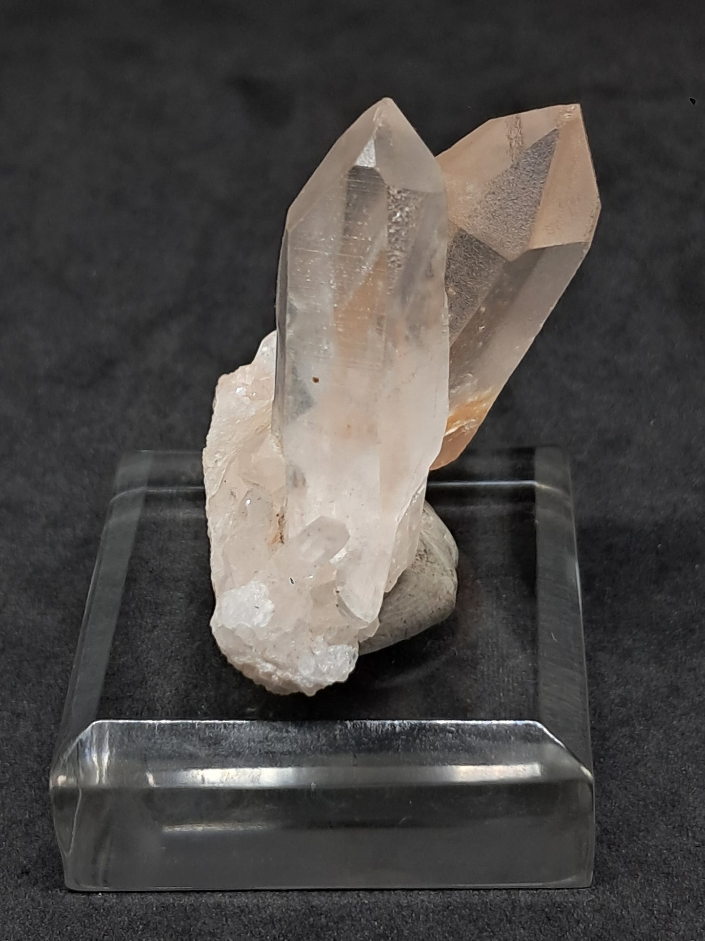 Cúmulo de cuarzo del Himalaya | Punta de cristal natural | Ejemplar mineral n.° CH63