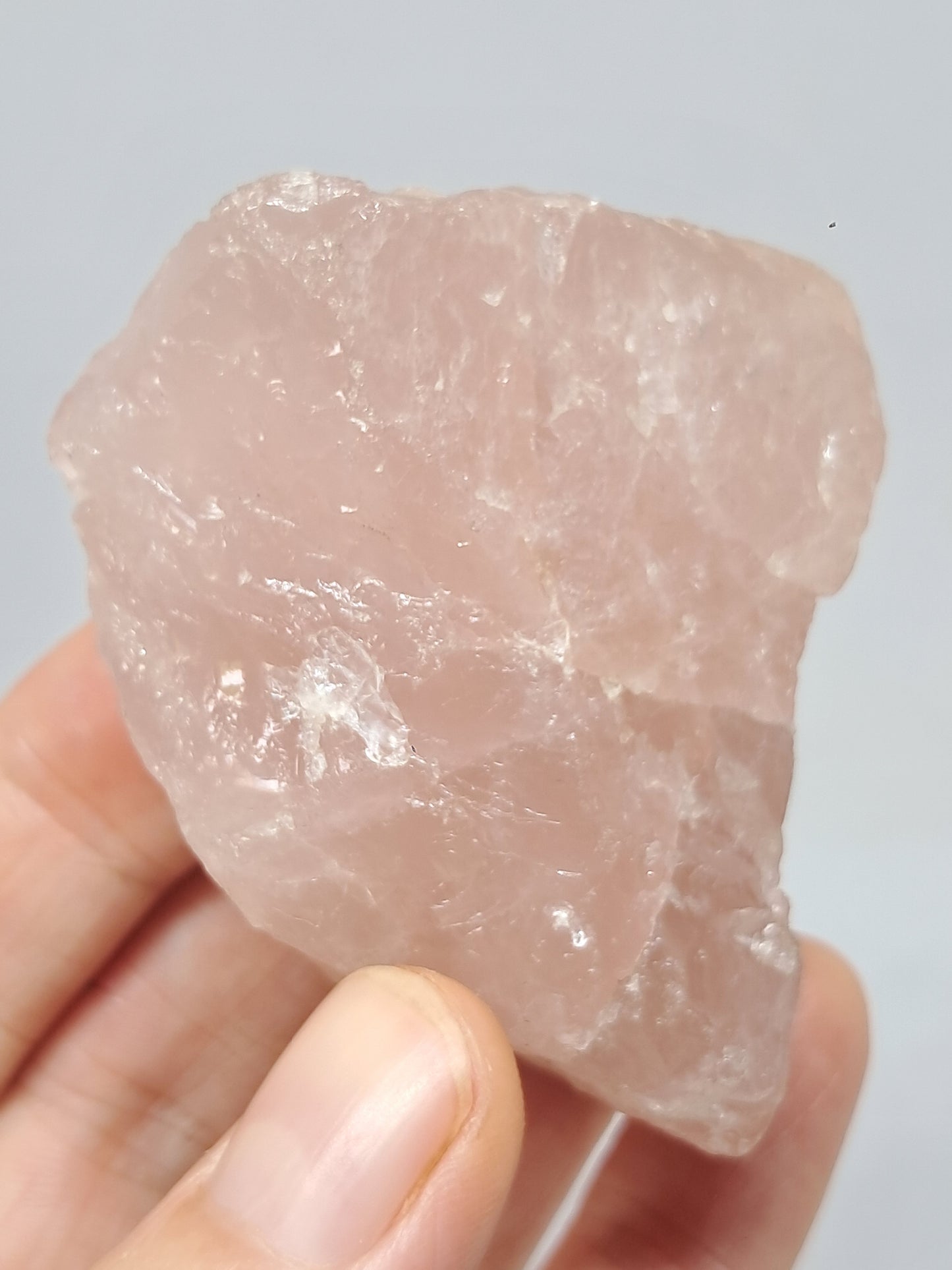 Rose Quartz (Rajasthan) Rough Stone | Natural Gemstone #RQ5