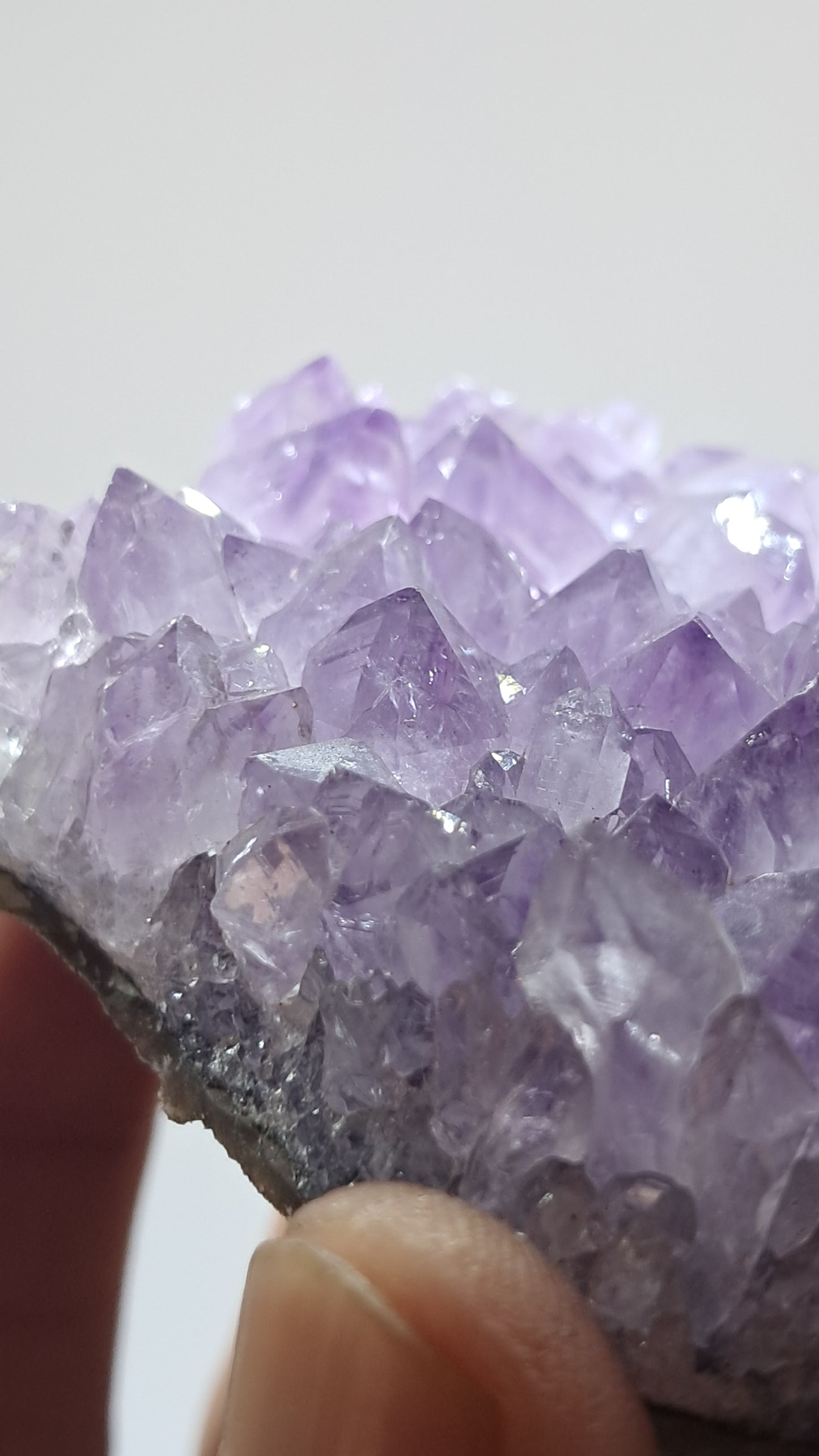 Amatista Morada Lavanda (Brasil) | Drusa Natural | Hermoso Brillo #AMB3
