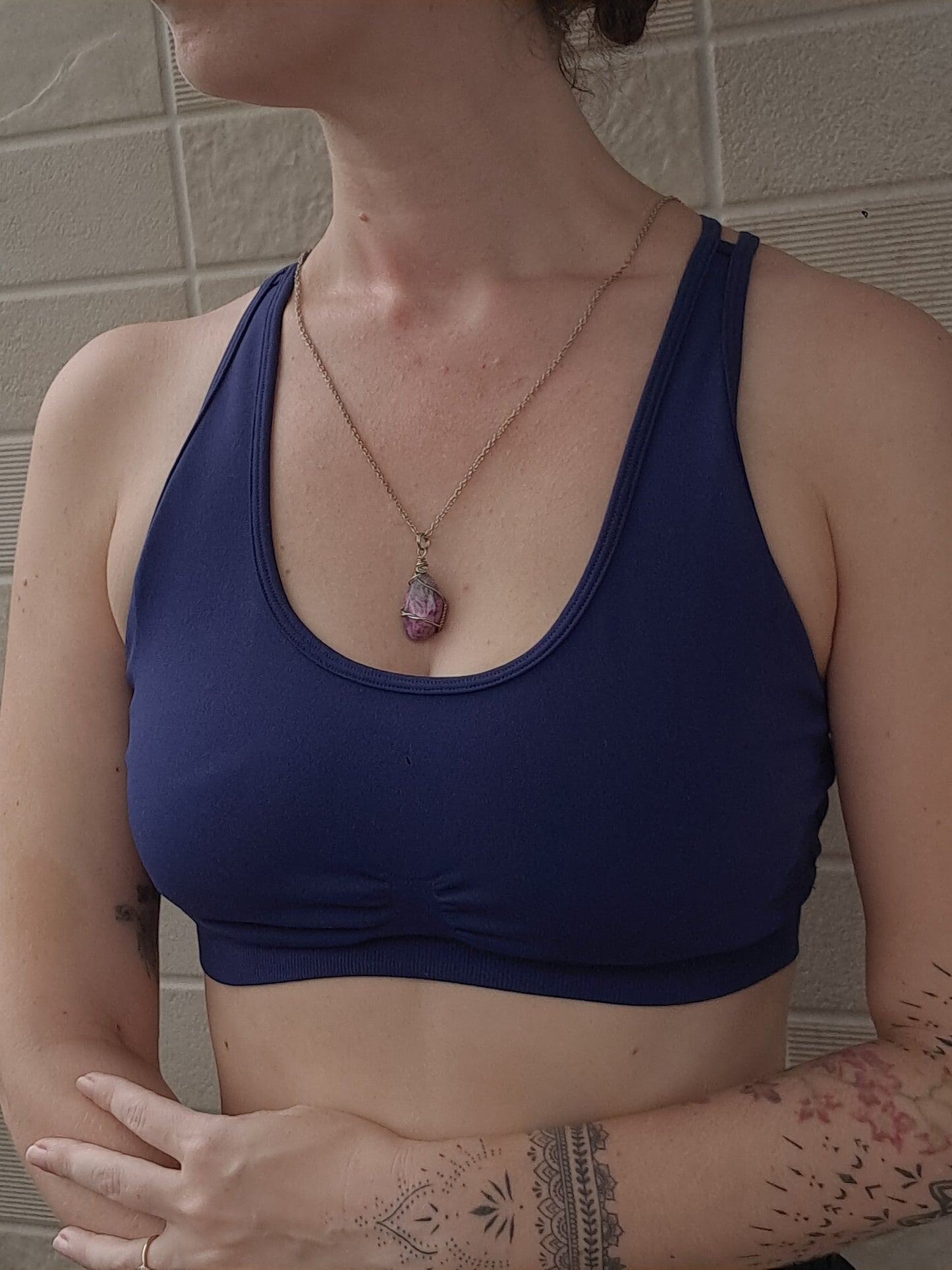 Cobaltoan Calcite Pendant | Handcrafted Jewelry | Unique Necklace #JL59