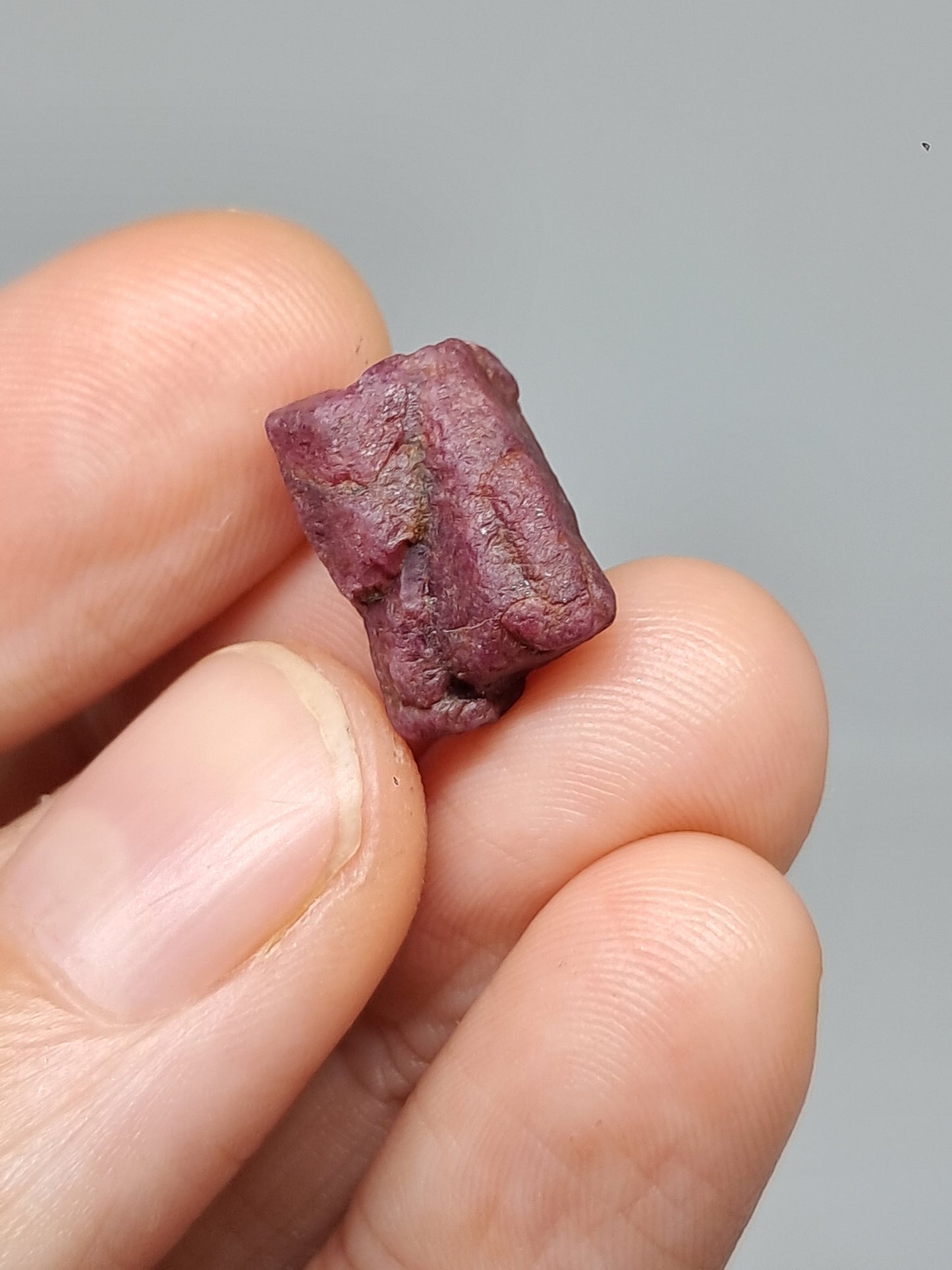 Rough Ruby Crystal (Tamil Nadu) Natural Stone | Mineral Specimen #RB20
