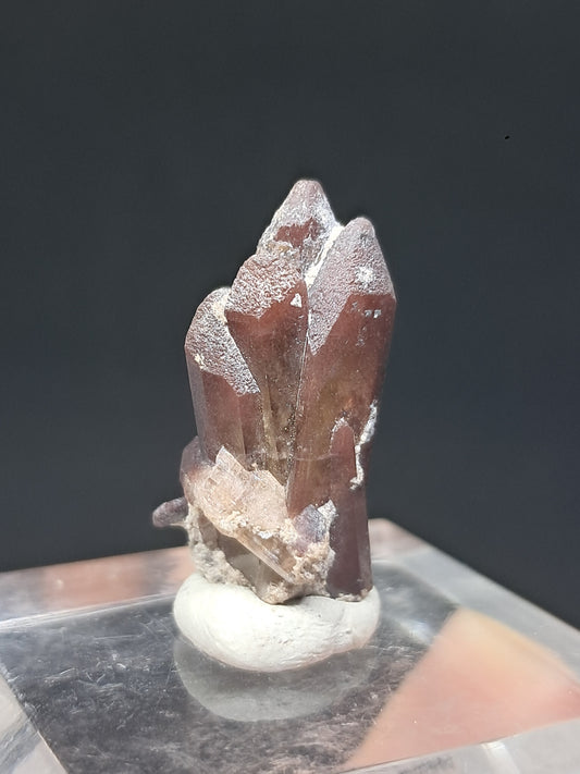 Cristal de topacio natural (México), piedra preciosa rara | Ejemplar mineral n.° TPZ20