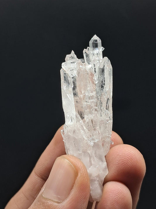 Cúmulo de Cuarzo Faden Claro (Santander, Colombia) Punta Natural | Ejemplar Mineral n.° COQ15