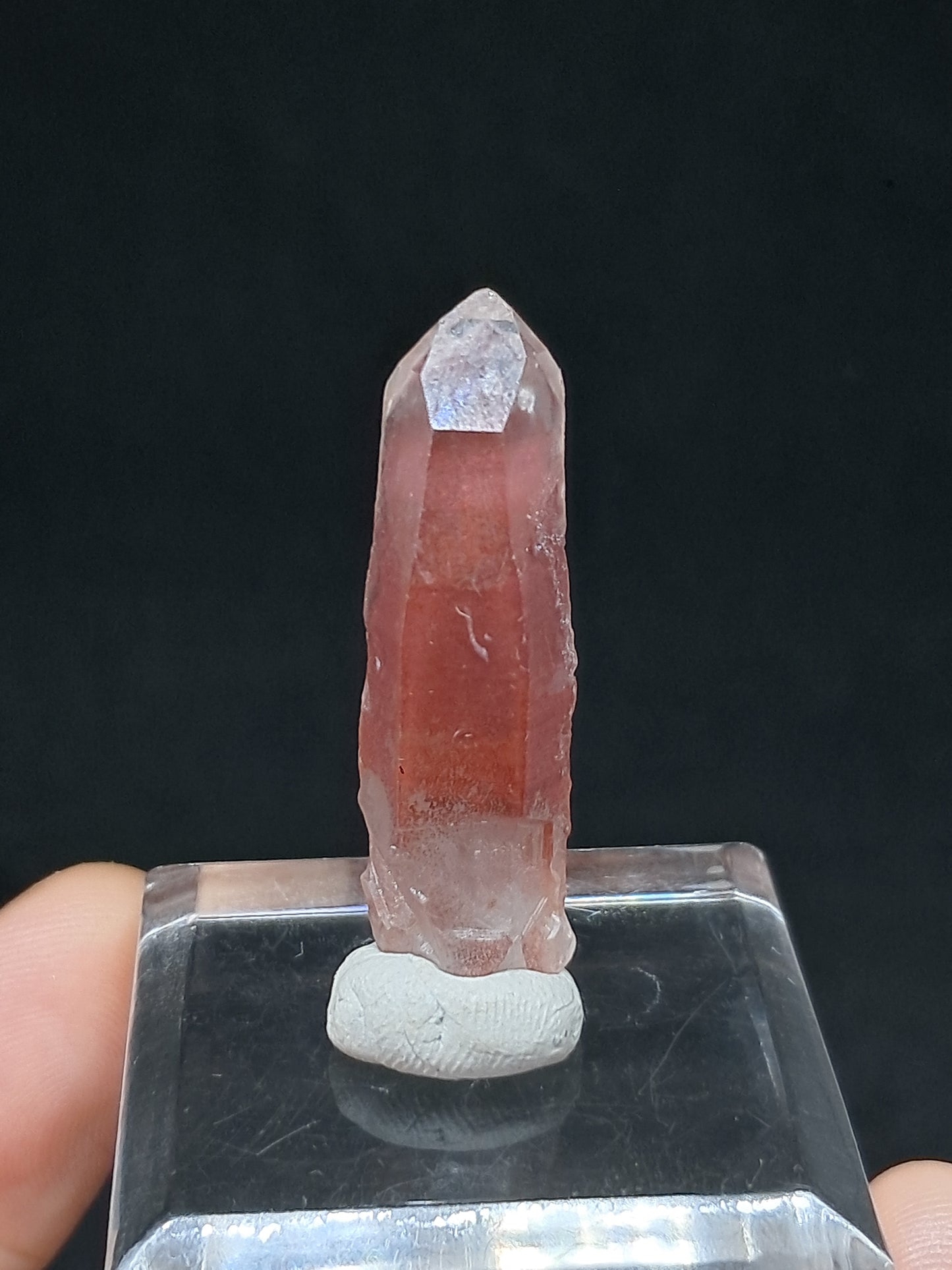 Hematite Phantom Quartz (Telangana) | Natural Crystal | Mineral Specimen #HPQ55
