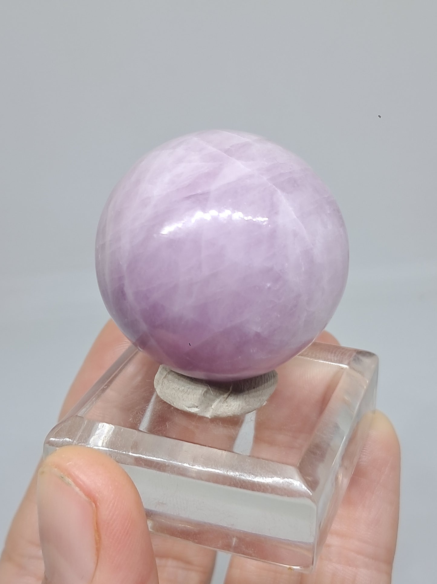 Kunzite Sphere | Polished Stone | Spodumene Natural Crystal
