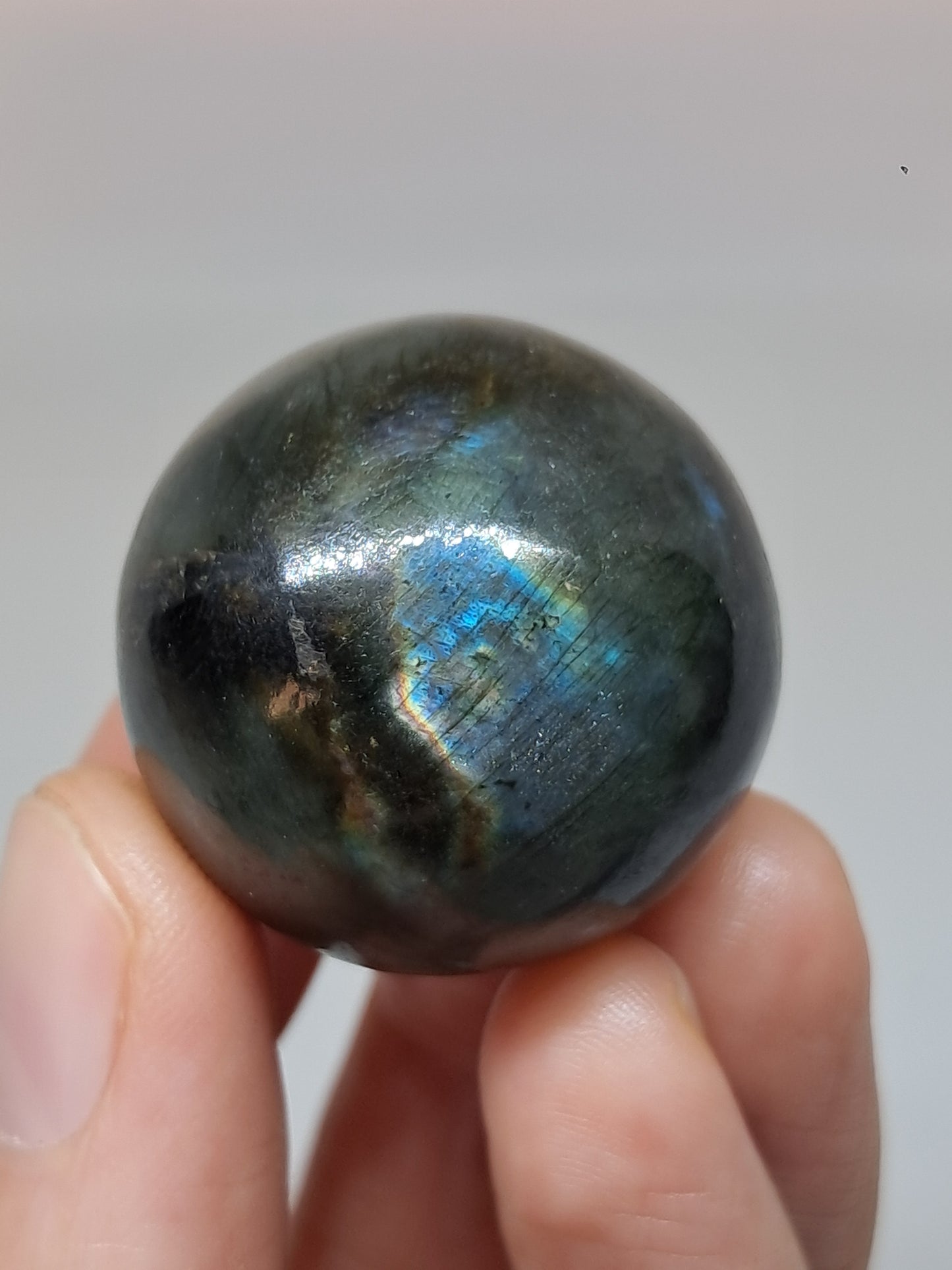 Labradorite Sphere (Madagascar) | Strong Flash | Polished Stone #LB13