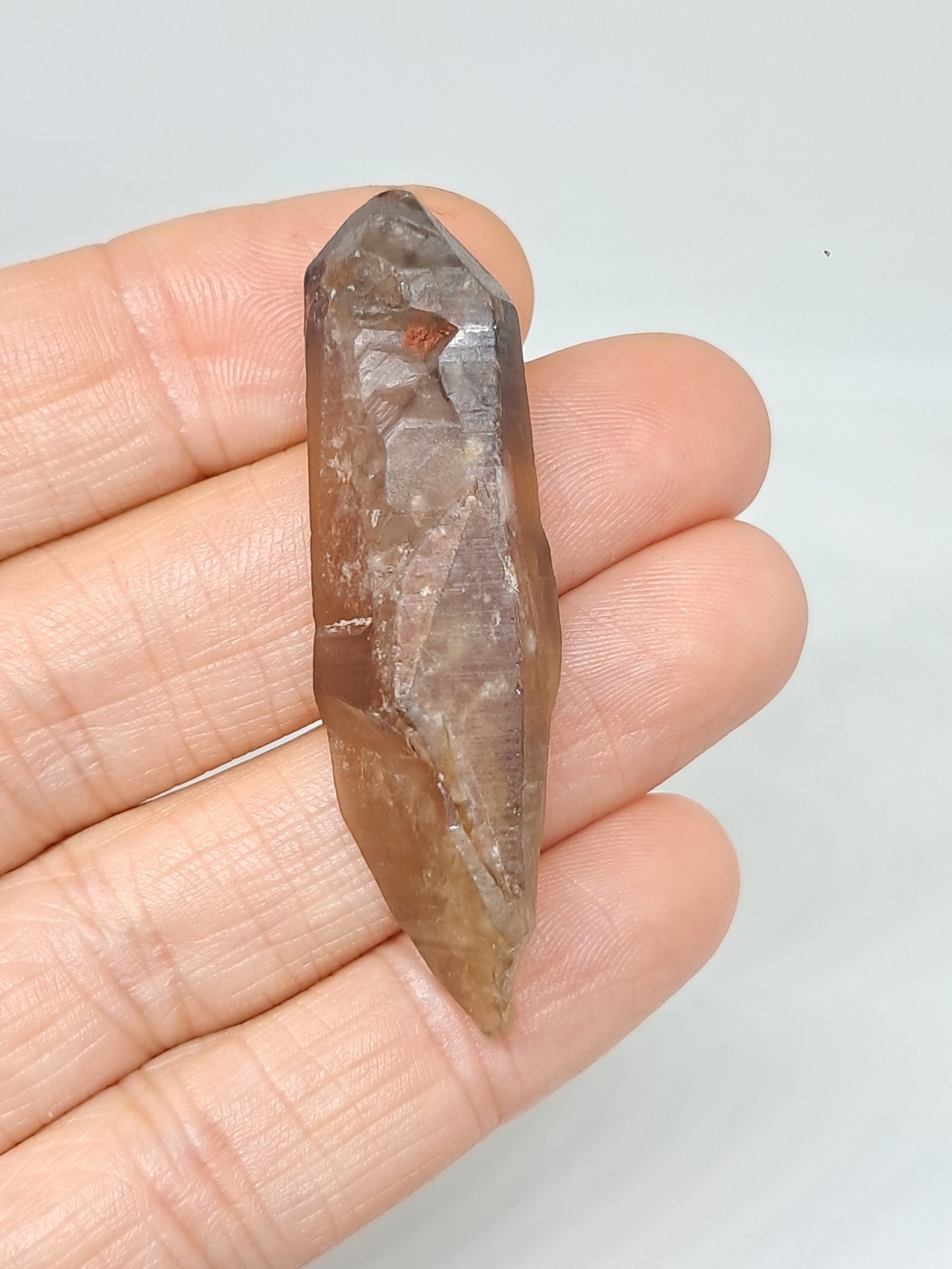 Natural Citrine Crystal Point w/ Self-Healed Termination (Democratic Republic of Congo) #CTN30