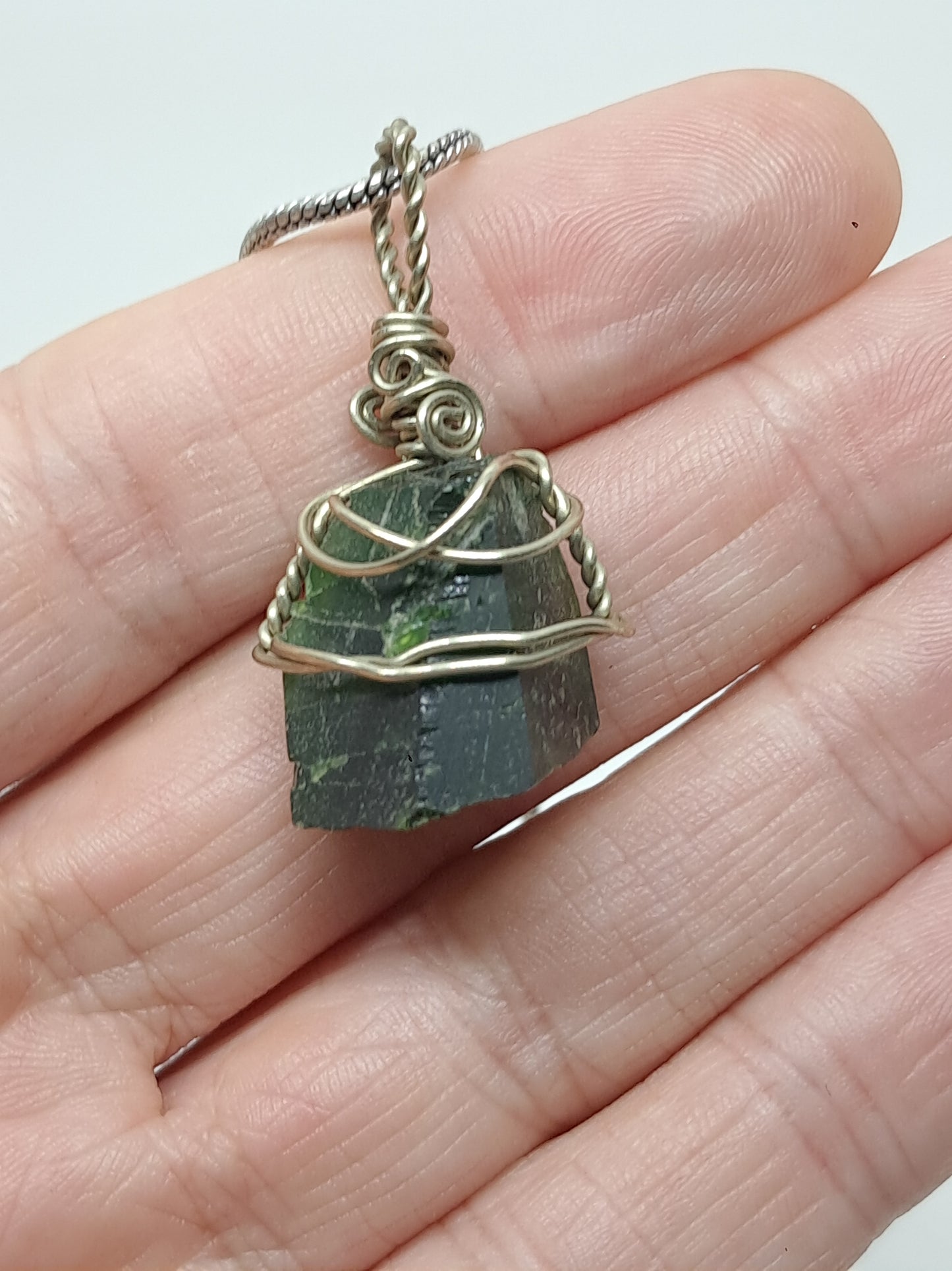 Diopside Pendant | Handcrafted Jewelry #JL54
