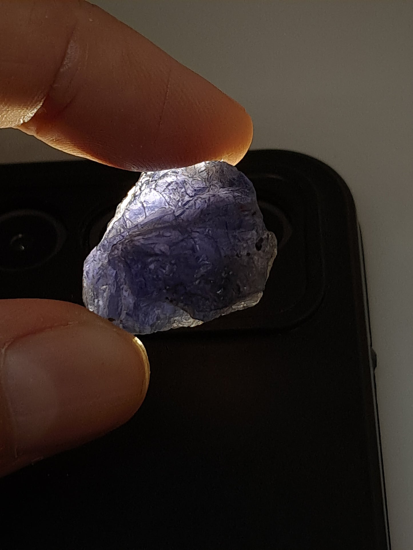 Rough Iolite Crystal (Karur) *Gem Quality* Cordierite | Excelent Pleochroism | Mineral Specimen #IO6