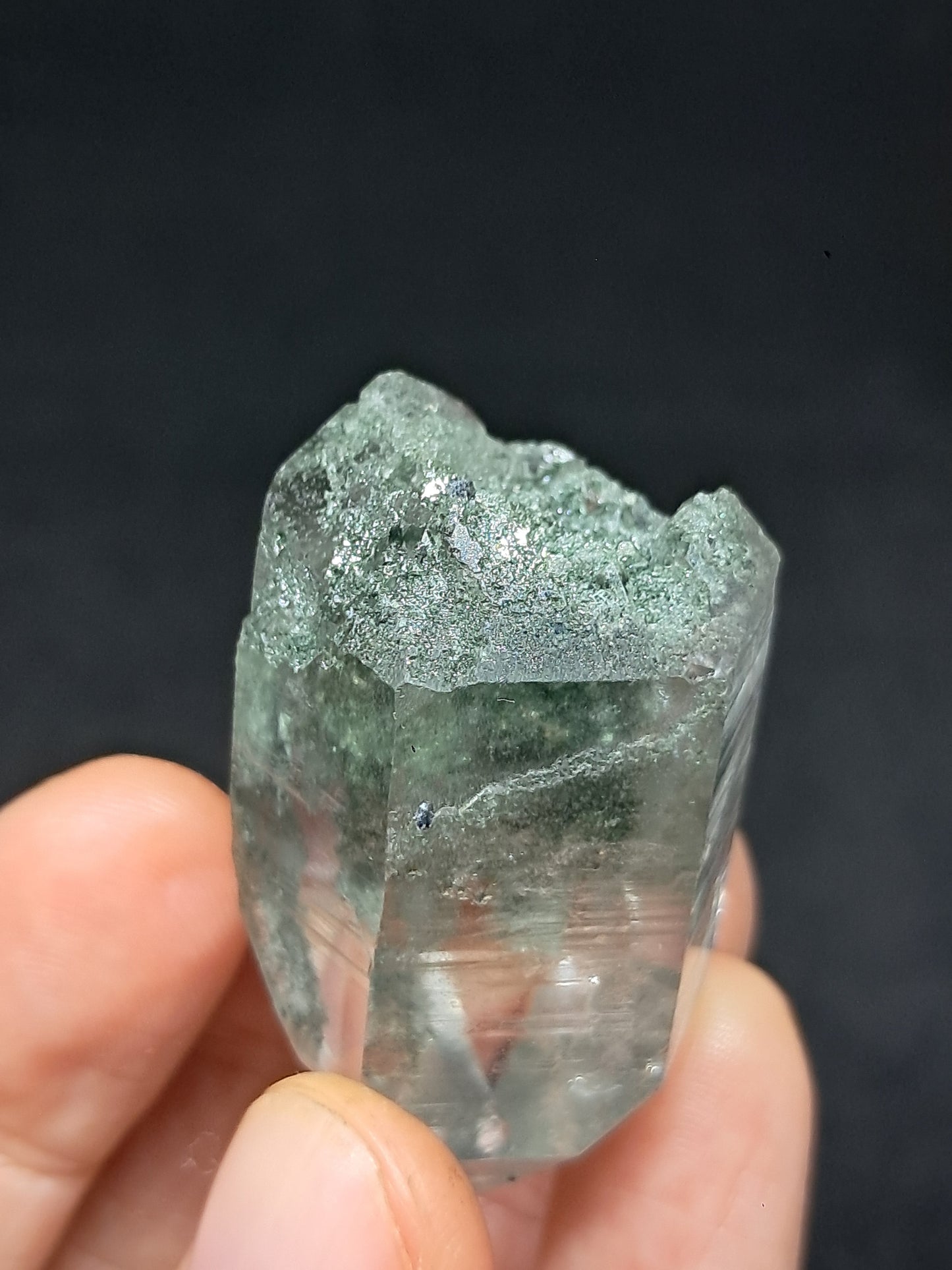 Chlorite Phantom Quartz (Kullu) Natural Crystal | Garden Chamanic #CQ82