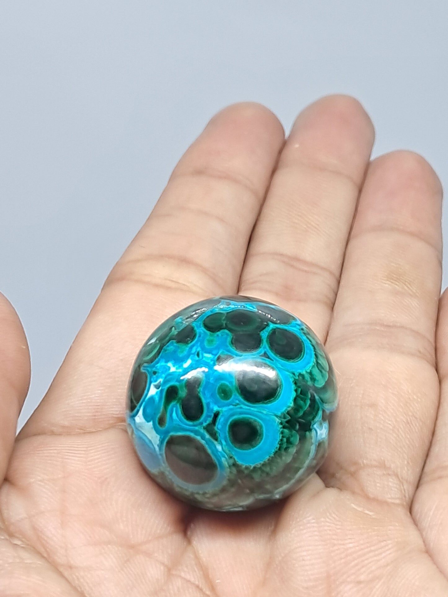 Chrysocolla Malachite Sphere | Polished Natural Stone | Good Quality #CM19