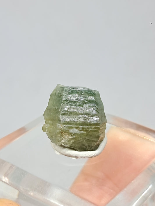 Natural Greenish-Blue *Teal* Sapphire Crystal (Karur) Rough Stone | Mineral Specimen #SP26