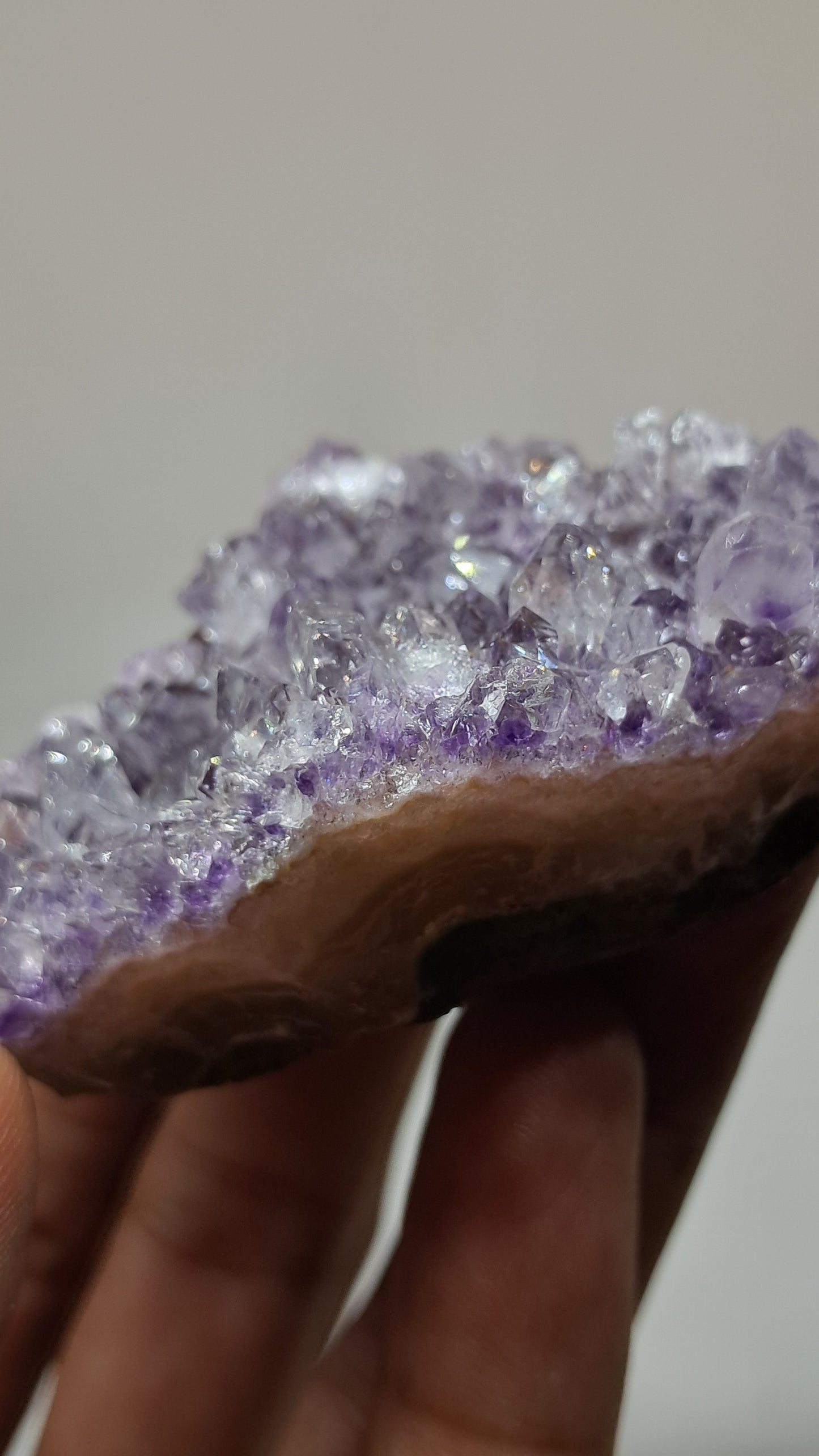Amatista Morada Profunda (Brasil) | Drusa Natural | Hermoso Brillo #AMB2