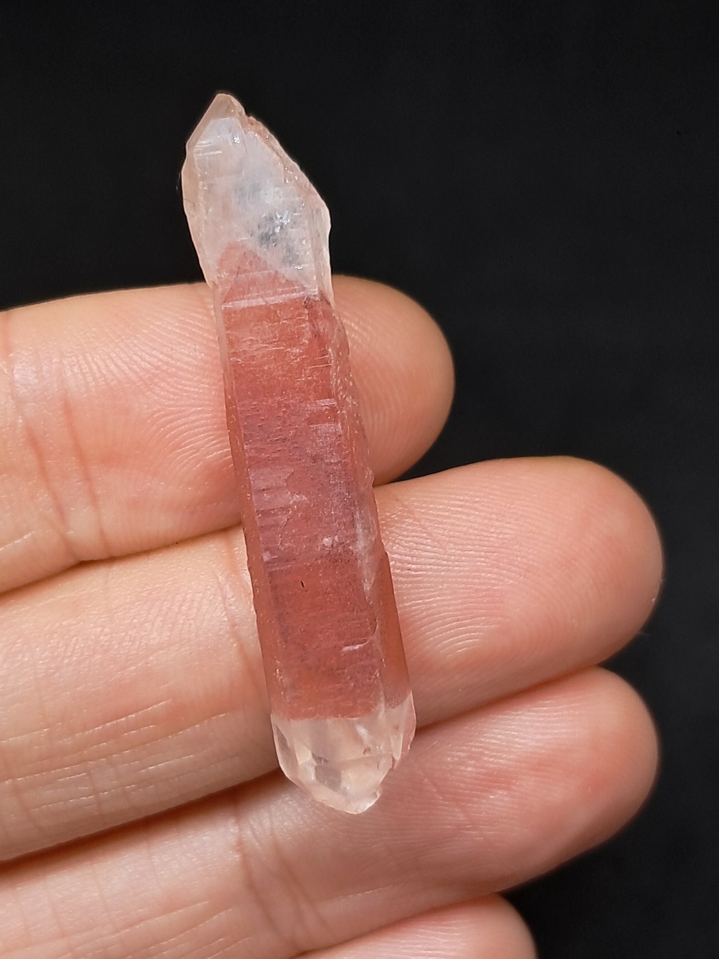 Hematite Phantom Quartz (Telangana) | Natural Crystal | Mineral Specimen #HPQ58