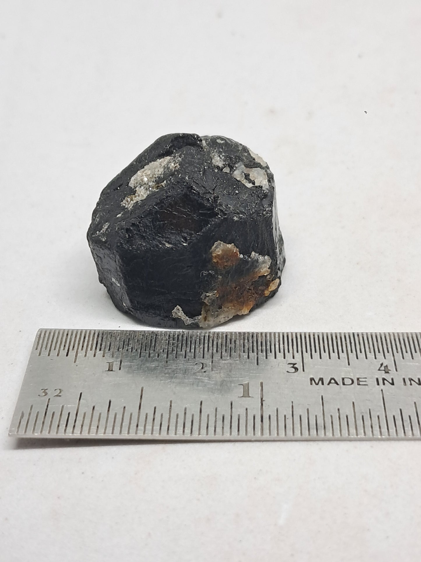 Black Tourmaline Crystal (Karnataka) Naturally Terminated | Natural Stone | Mineral Specimen #BT8