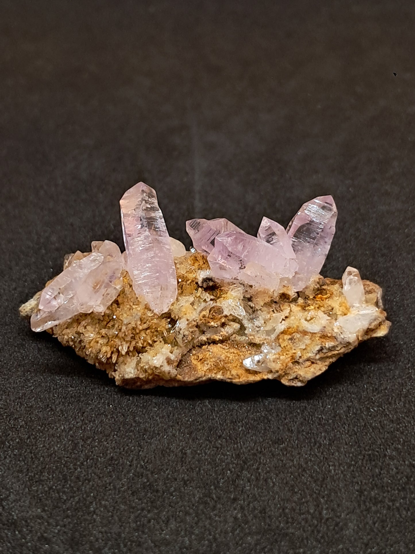 Veracruz Amethyst Crystals on Matrix (Mexico) | Natural Cluster | Mineral Specimen #VA20