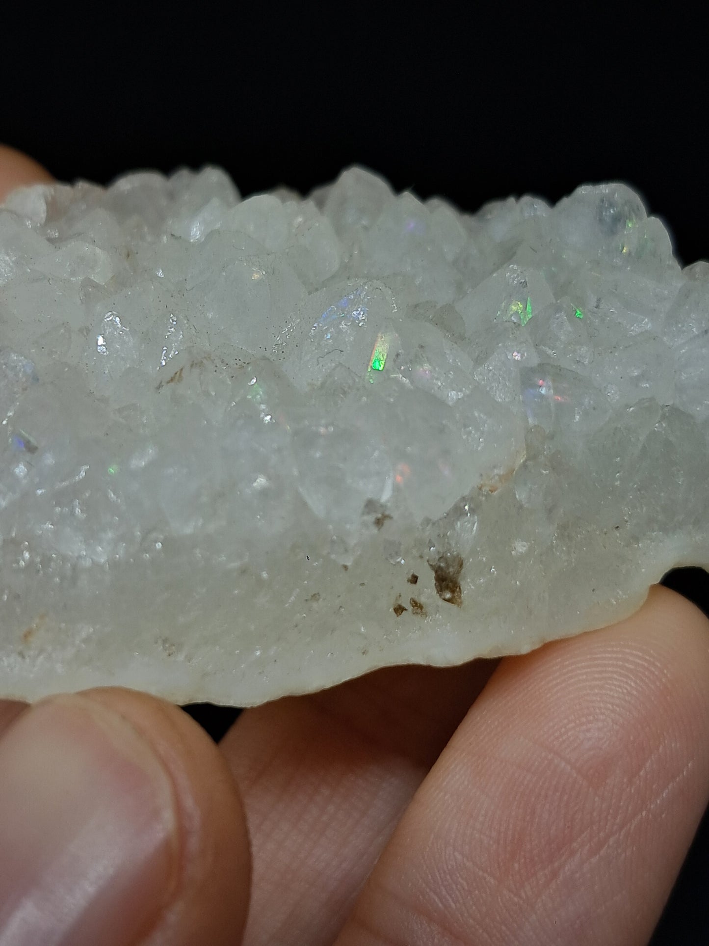 Iris Quartz (Aurangabad)| Anandalite | Cluster | Natural Crystal #AQ37