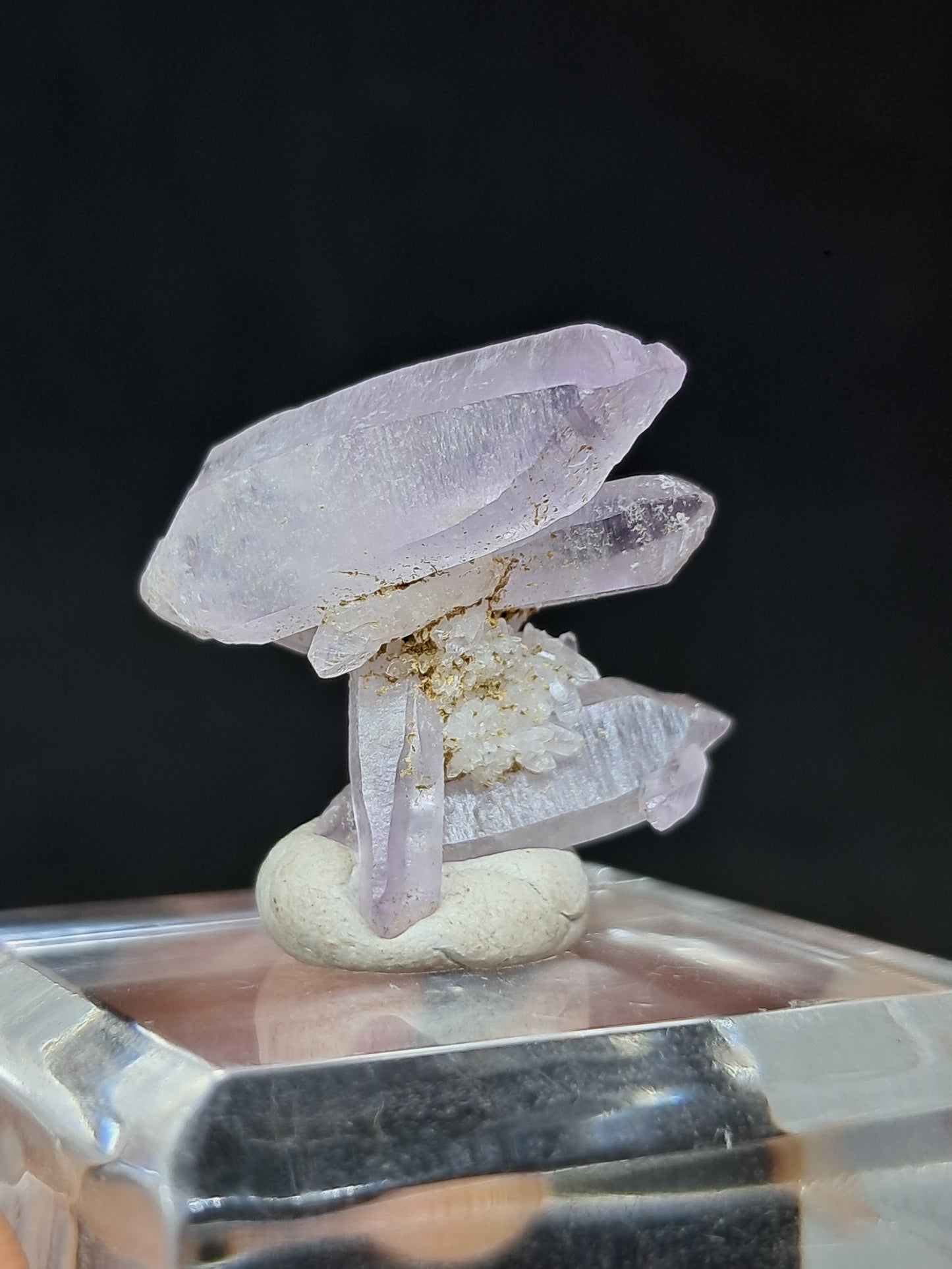 Veracruz Amethyst Biterminated Cluster (Mexico) | Natural Crystal Points | Mineral Specimen #VA38