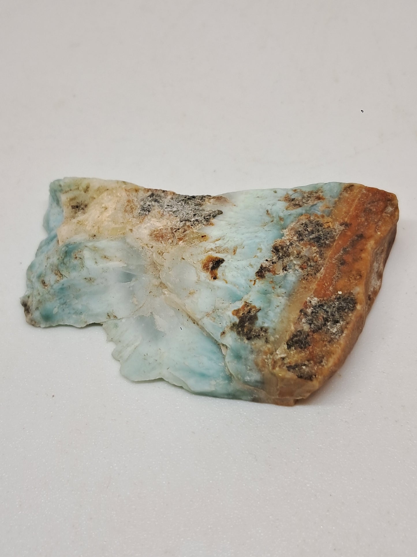 Larimar Raw Chunk (Dominican Republic) Rough Stone | Natural Rock #LM32