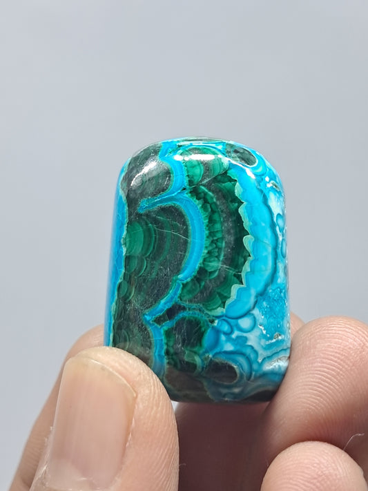 Chrysocolla Malachite Tumbled | Polished Natural Stone | Good Quality #CM23
