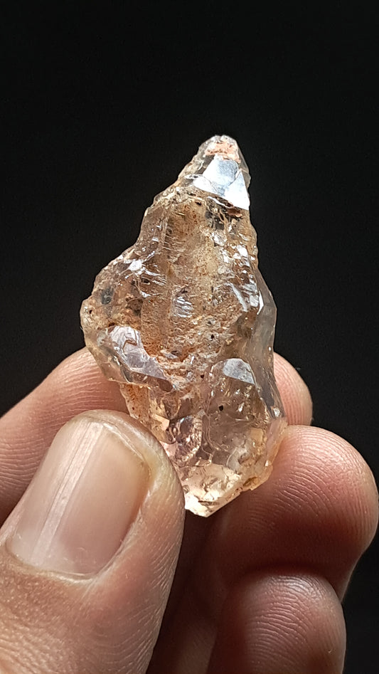 Smokey Amethyst Biterminated Scepter (Karur) Raw Natural Crystal | Mineral Specimen #EQ29