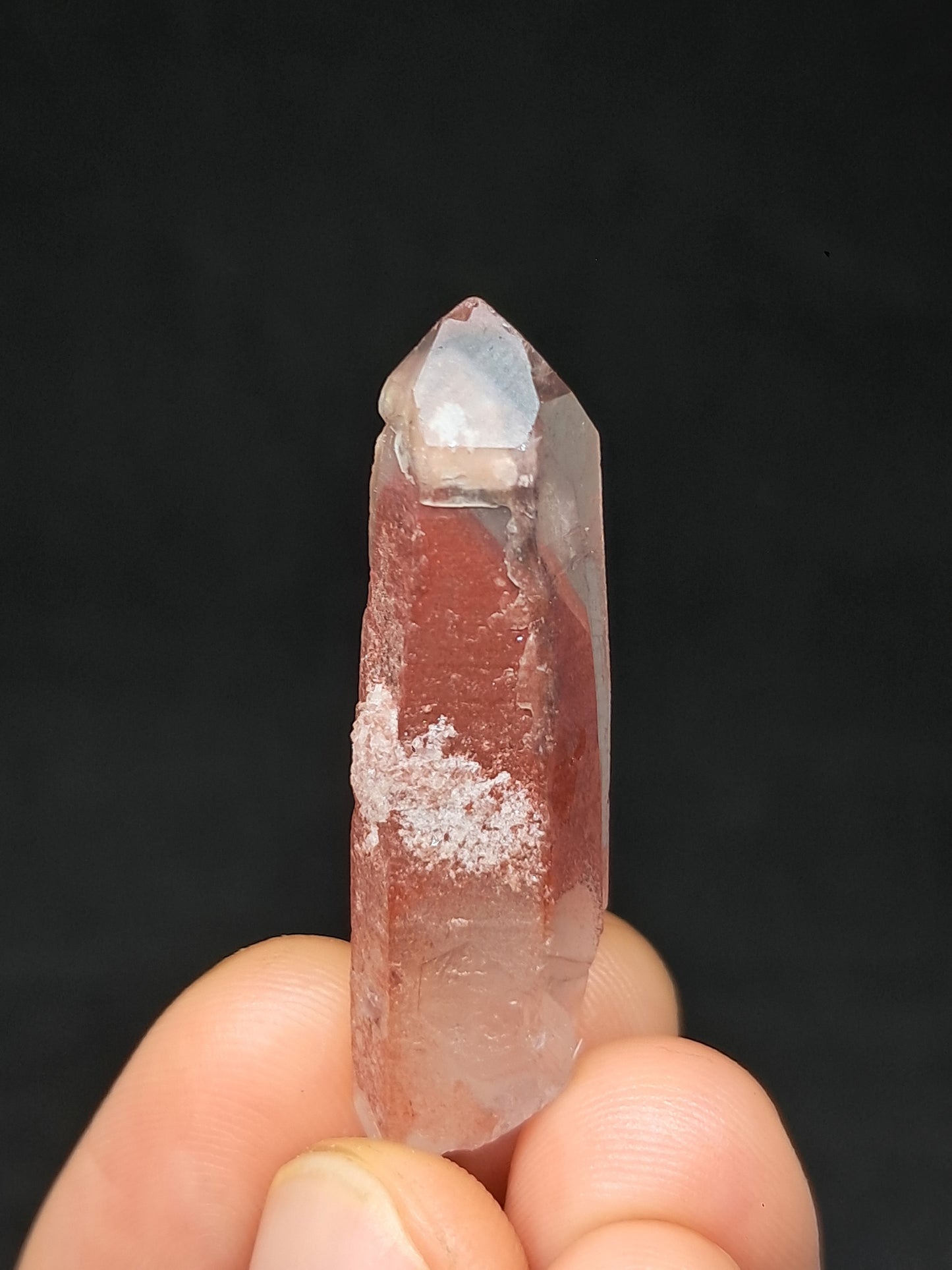 Hematite Phantom Quartz (Telangana) | Natural Crystal | Mineral Specimen #HPQ55