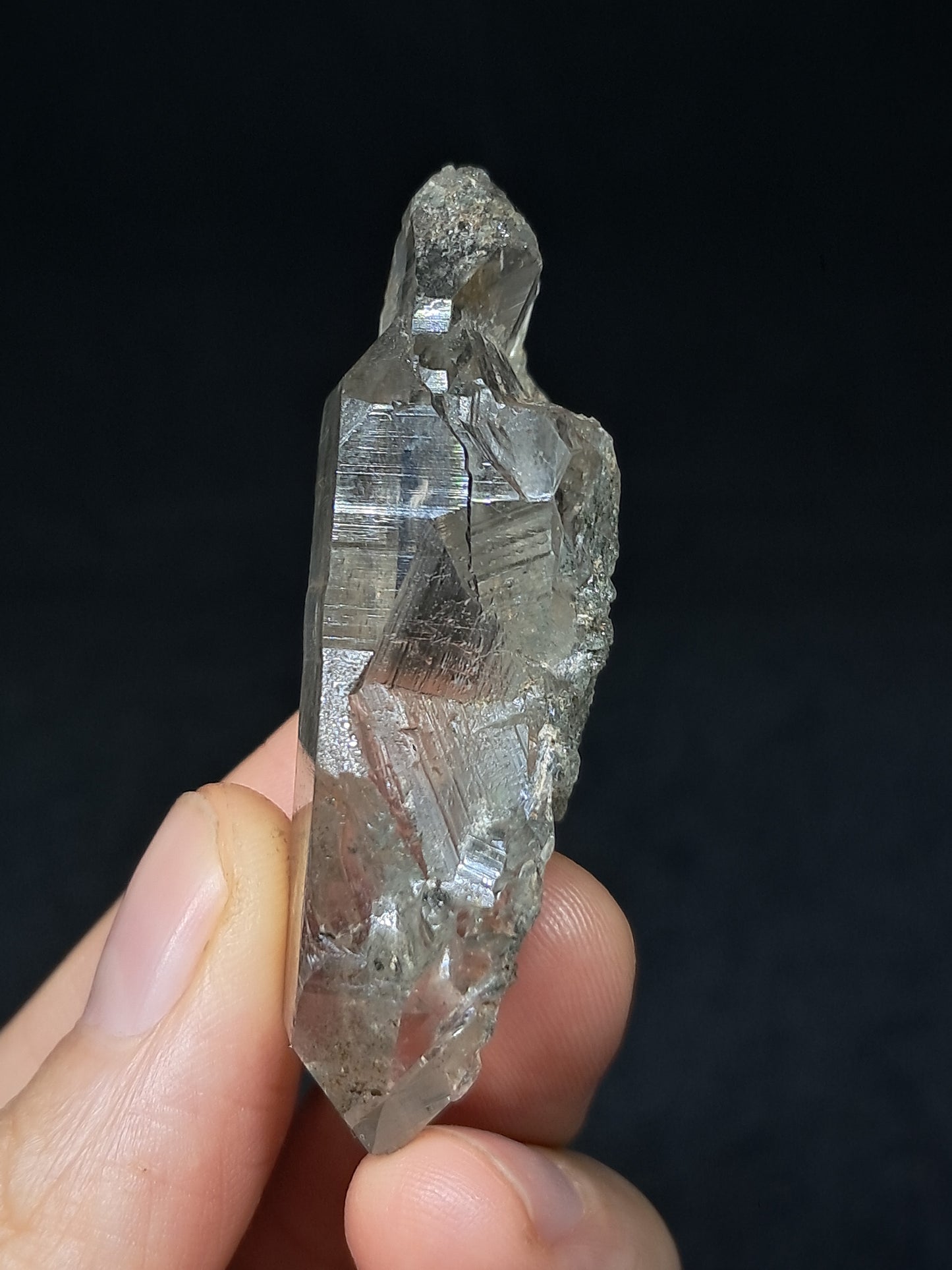 Chlorite Phantom Quartz (Kullu) Natural Crystal | Garden Chamanic #CQ80