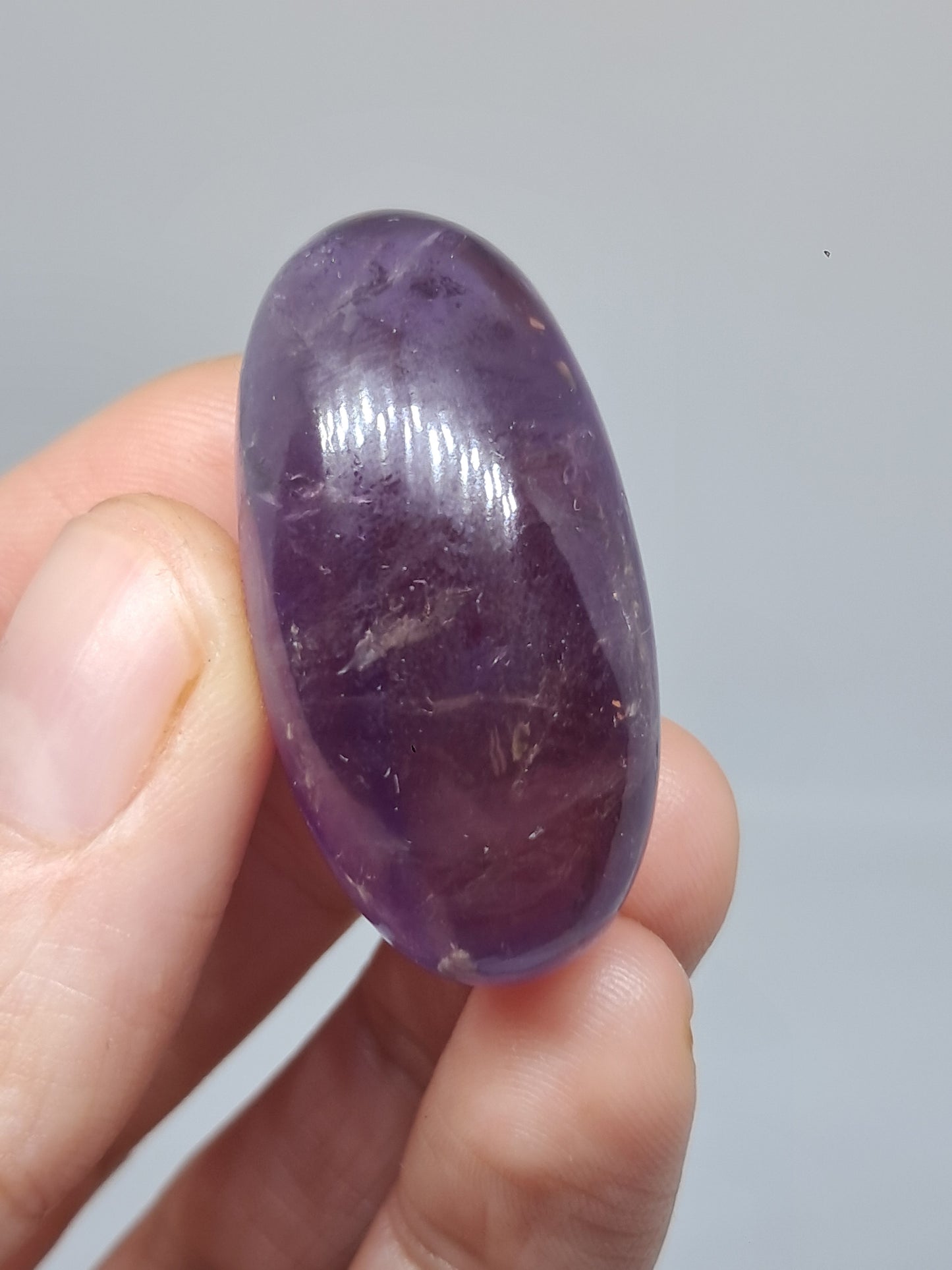 Ametrine Shivalingam (Madagascar) Polished Natural Stone #AMT1