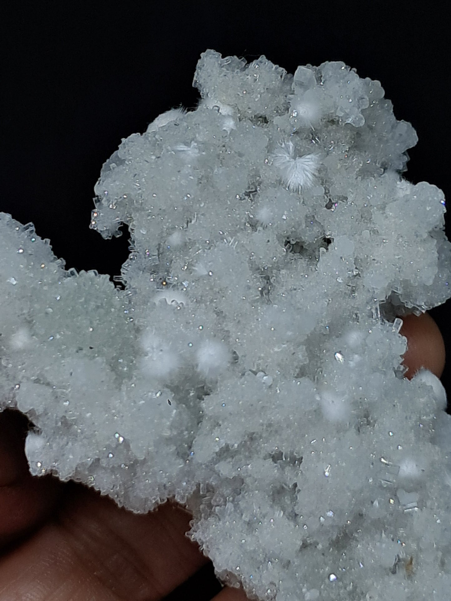 Okenite w/ Apophyllite Cluster (Mumbai) Mineral Specimen | Collector Grade | Natural Crystal #OK26