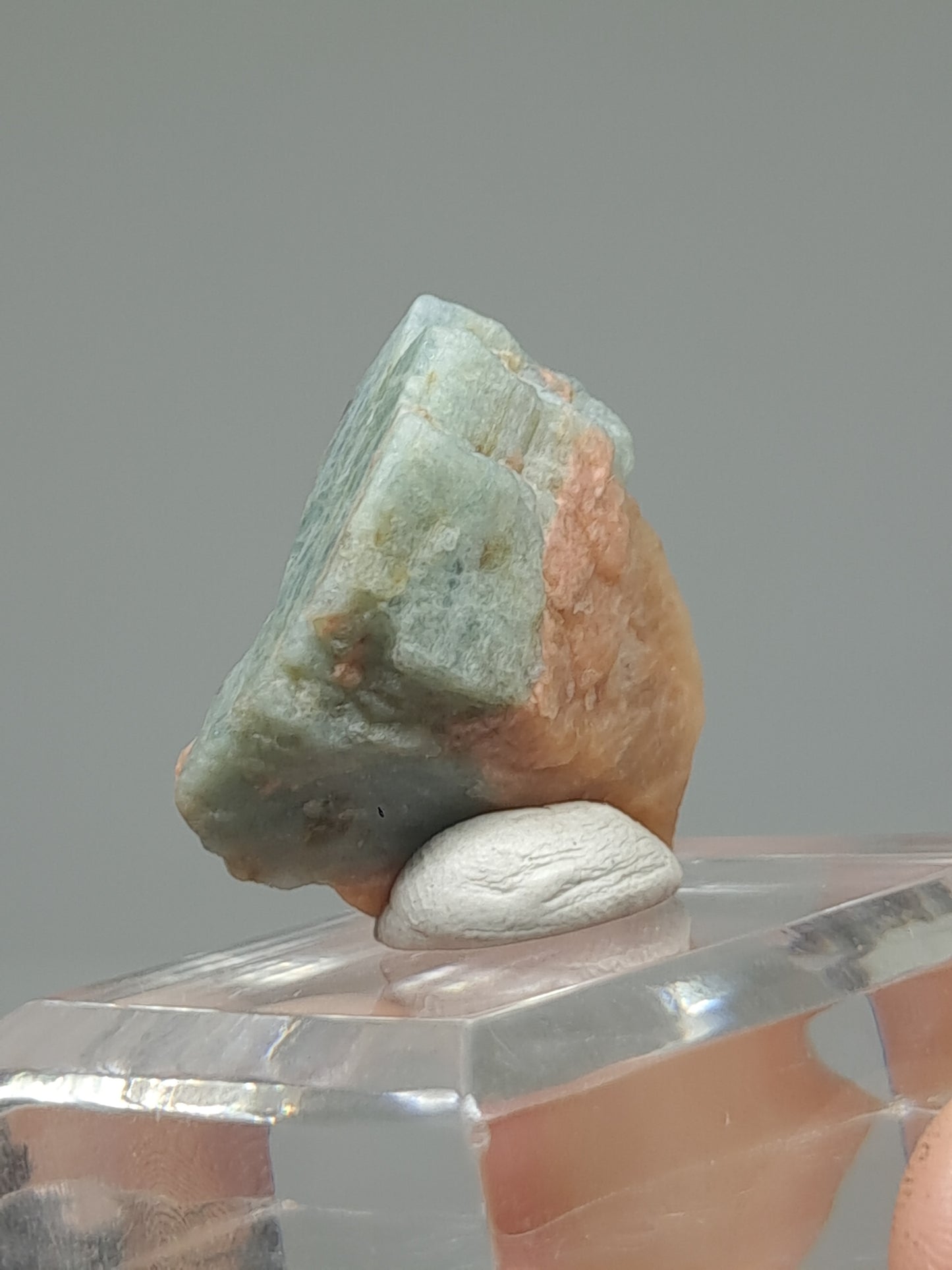 Aquamarine on Matrix (Karur) Rough Natural Crystal | Mineral Specimen #AQM43