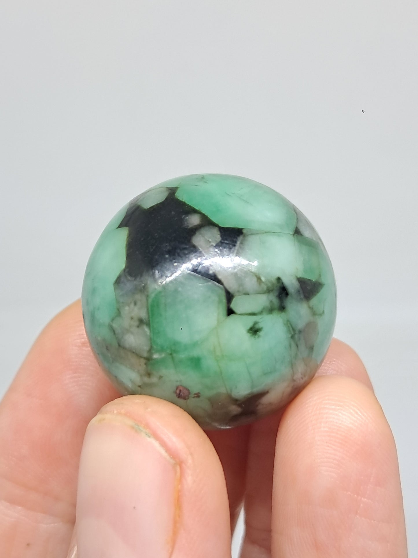 Emerald Sphere | Polished Stone | Natural Crystal #EM5