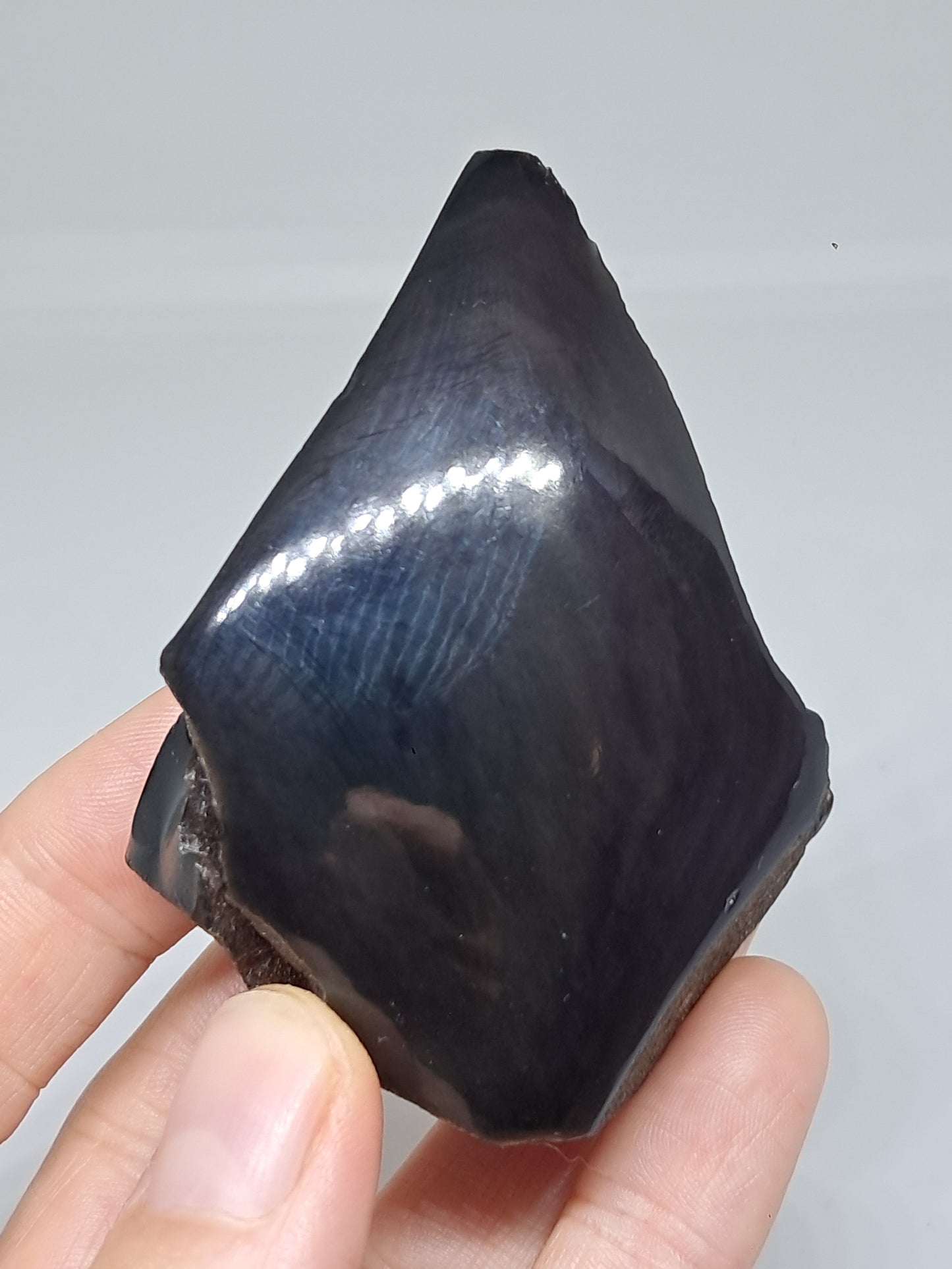 Rainbow Obsidian *Manto Huichol* (Mexico) Natural Stone | Half Polished Half Rough #RO8