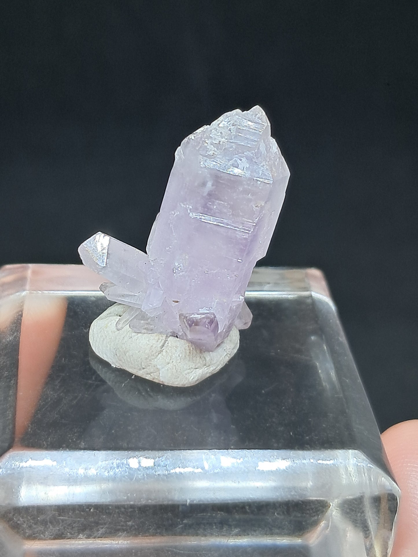 Cúmulo de cetro de amatista de Veracruz (México) | Cristal natural | Ejemplar mineral n.° VA41