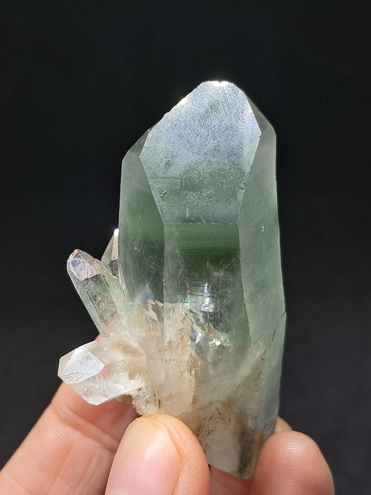 Chlorite Phantom *Bridge* Quartz (Kullu) Natural Crystal | Garden Chamanic #CQ78