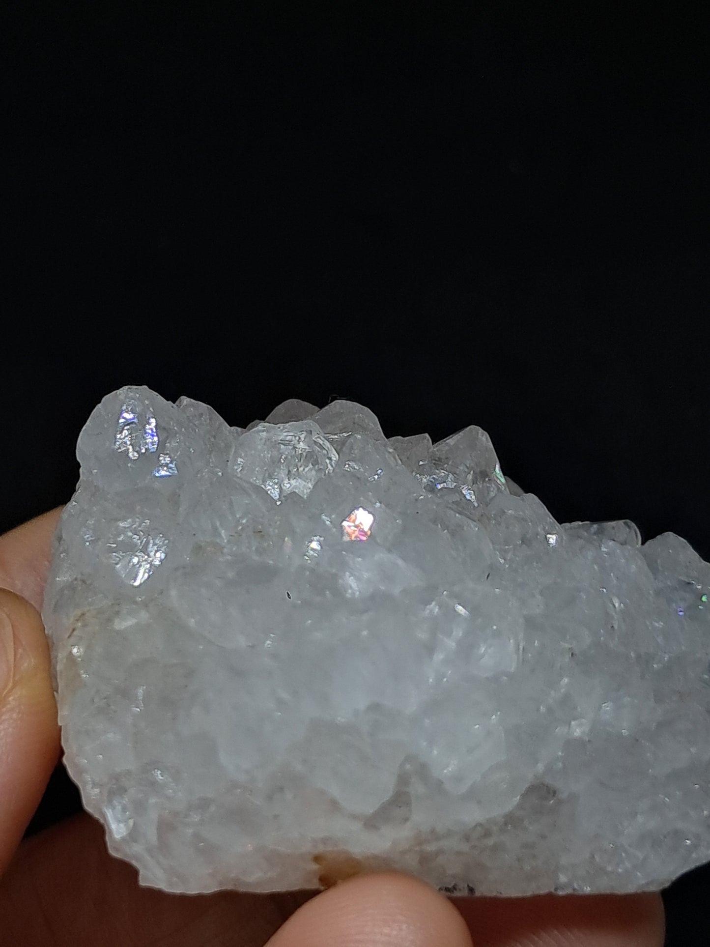 Iris Quartz (Aurangabad)| Anandalite | Cluster | Natural Crystal #AQ34