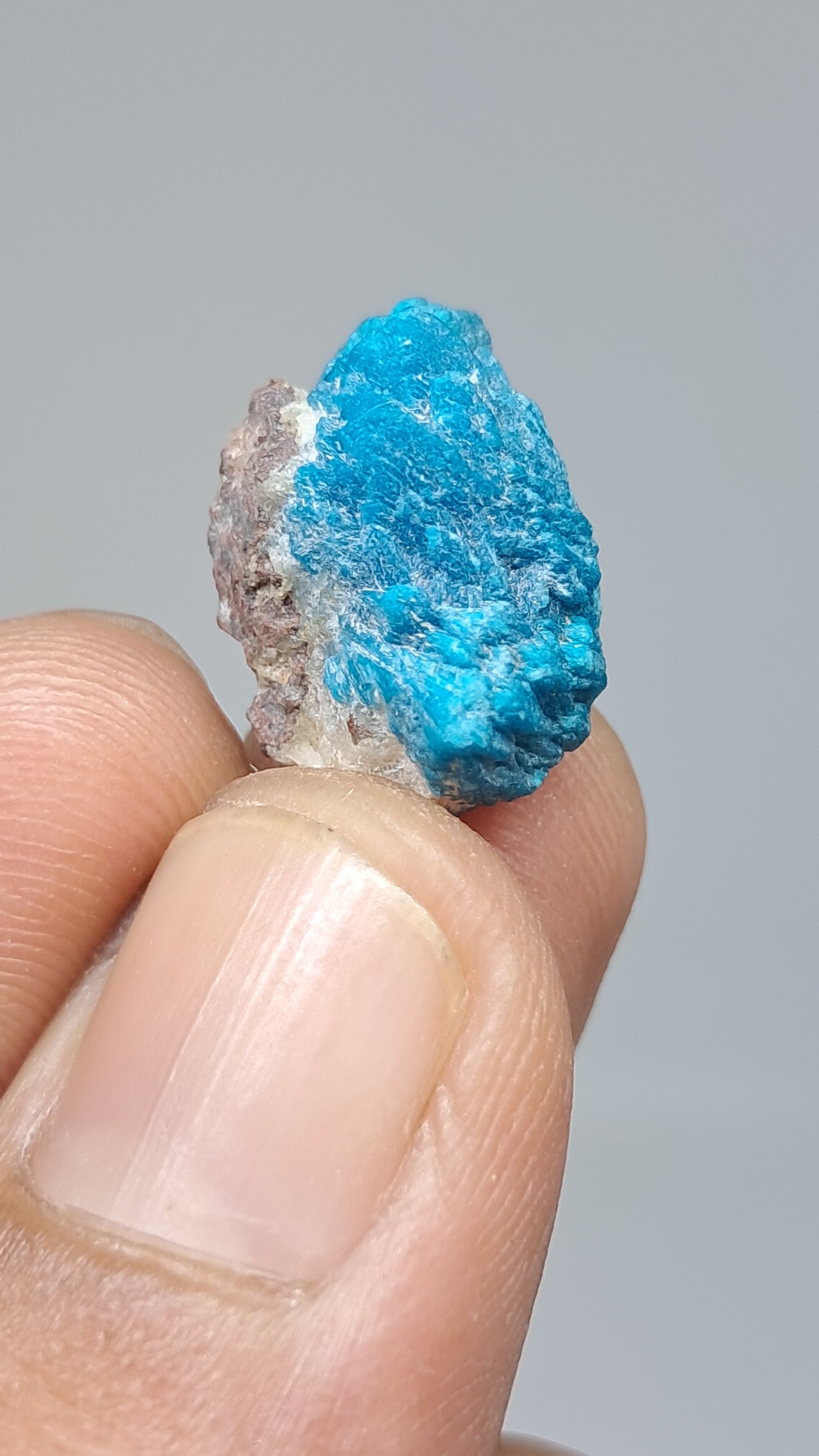 Cavansita sobre matriz (Wagholi) Cristal en bruto | Piedra natural | Ejemplar de mineral raro #CV64