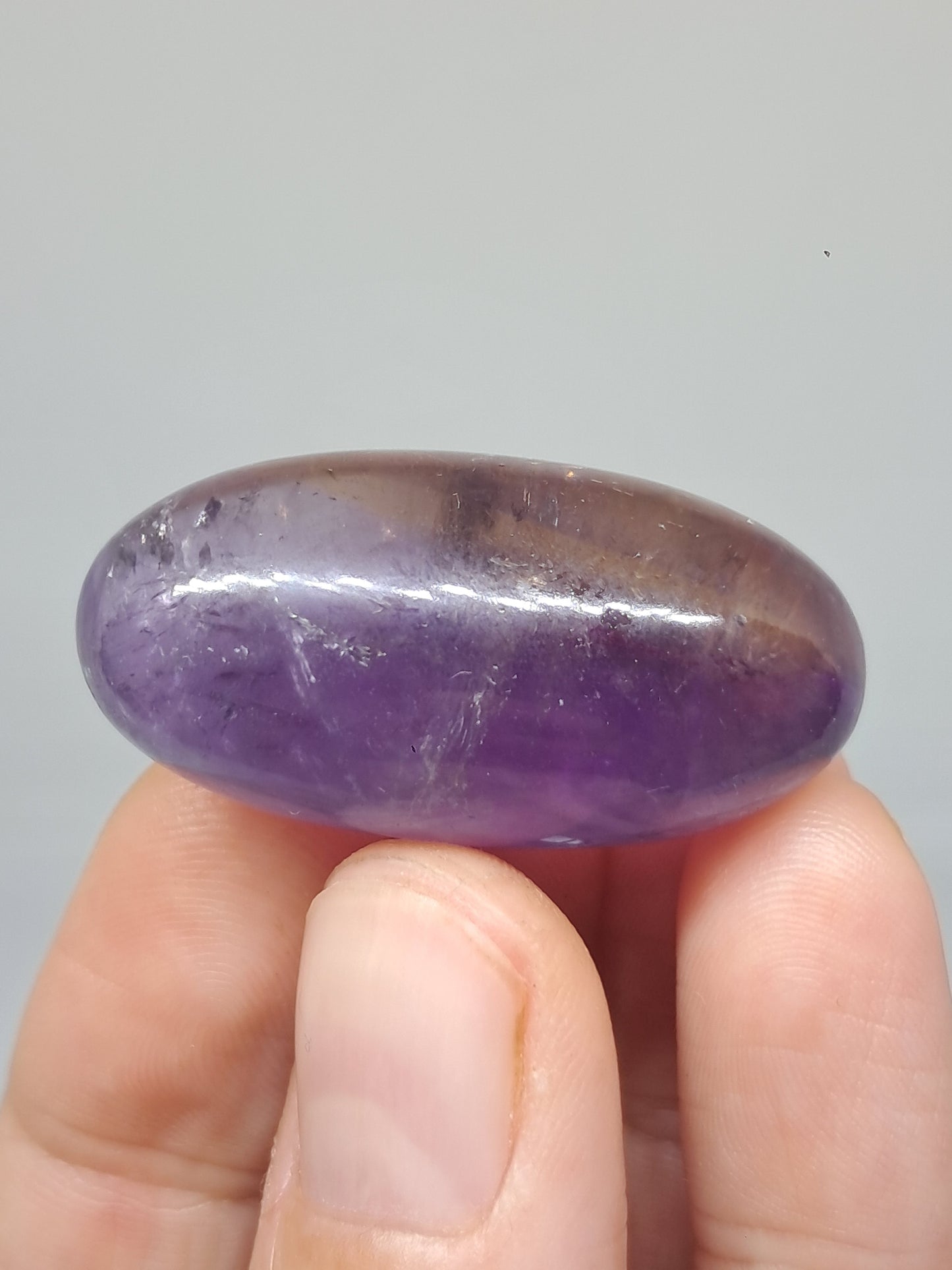 Ametrine Shivalingam (Madagascar) Polished Natural Stone #AMT1