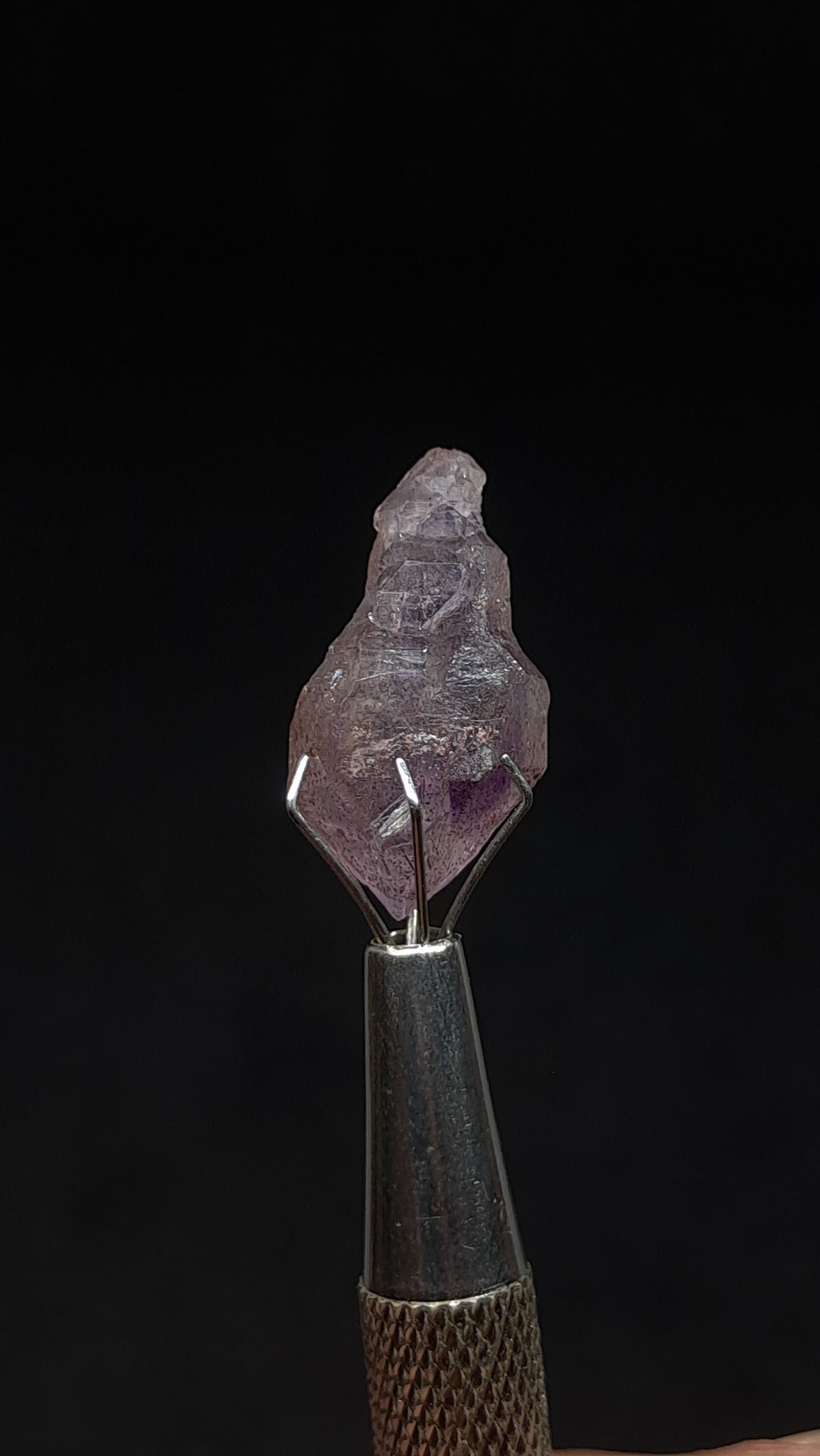 Quartz Amethyst Scepter | Hematite Goethite Phantom | Biterminated  #KA209