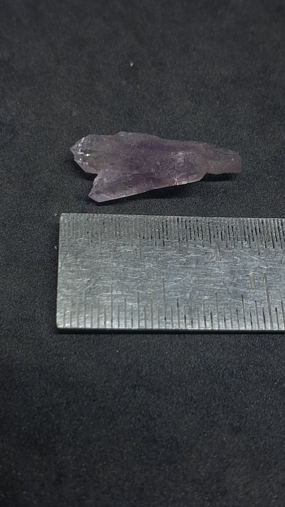 Quartz Amethyst Scepter | Hematite Goethite Rutile Inclusions | Biterminated  #KA206