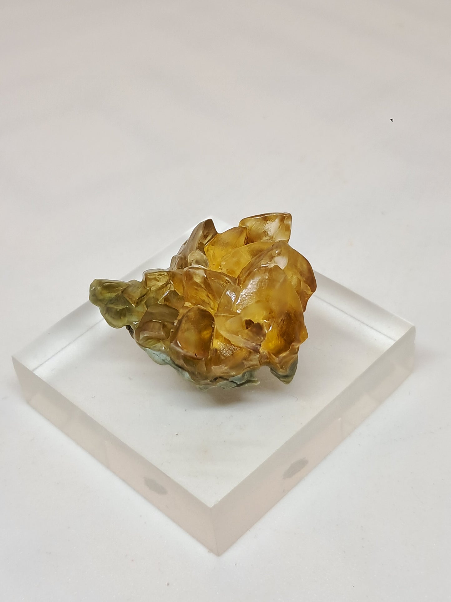 Honey Calcite (Ahmednagar) Dog Tooth Formation | Natural Crystal | Mineral Specimen #CA26