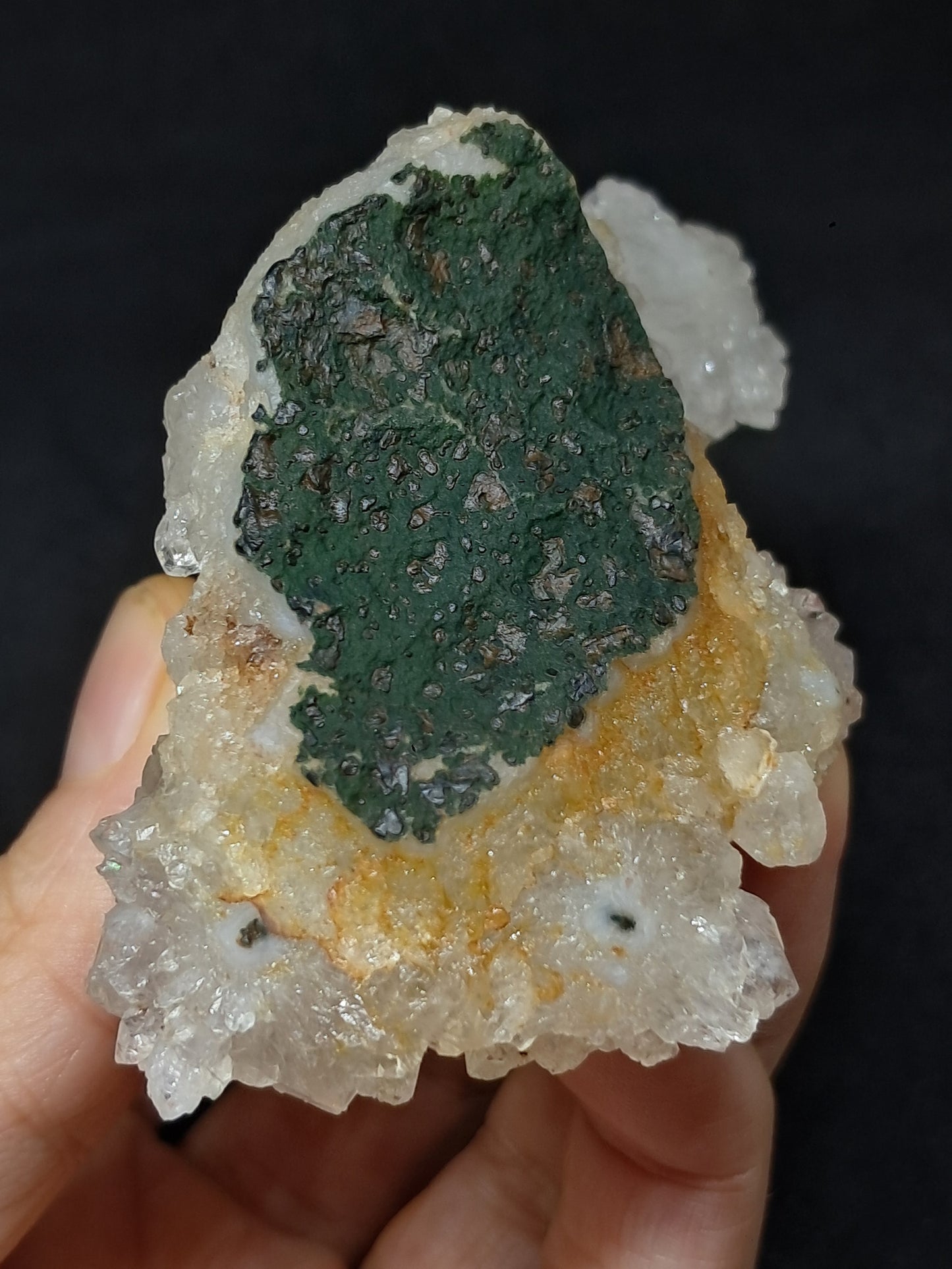 Cuarzo Iris (Aurangabad) | Anandalita | Estalactita | Cristal natural n.° AQ44