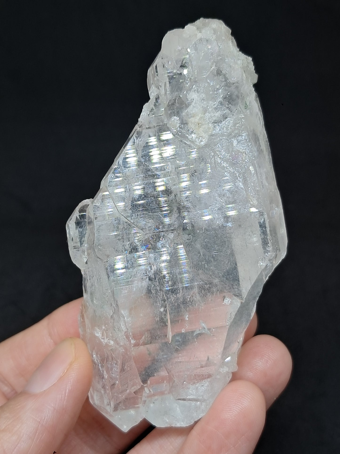 Himalayan Quartz *Elestial Formation* w/ Chlorite Inclusions | Natural Crystal | Mineral Specimen #CH81