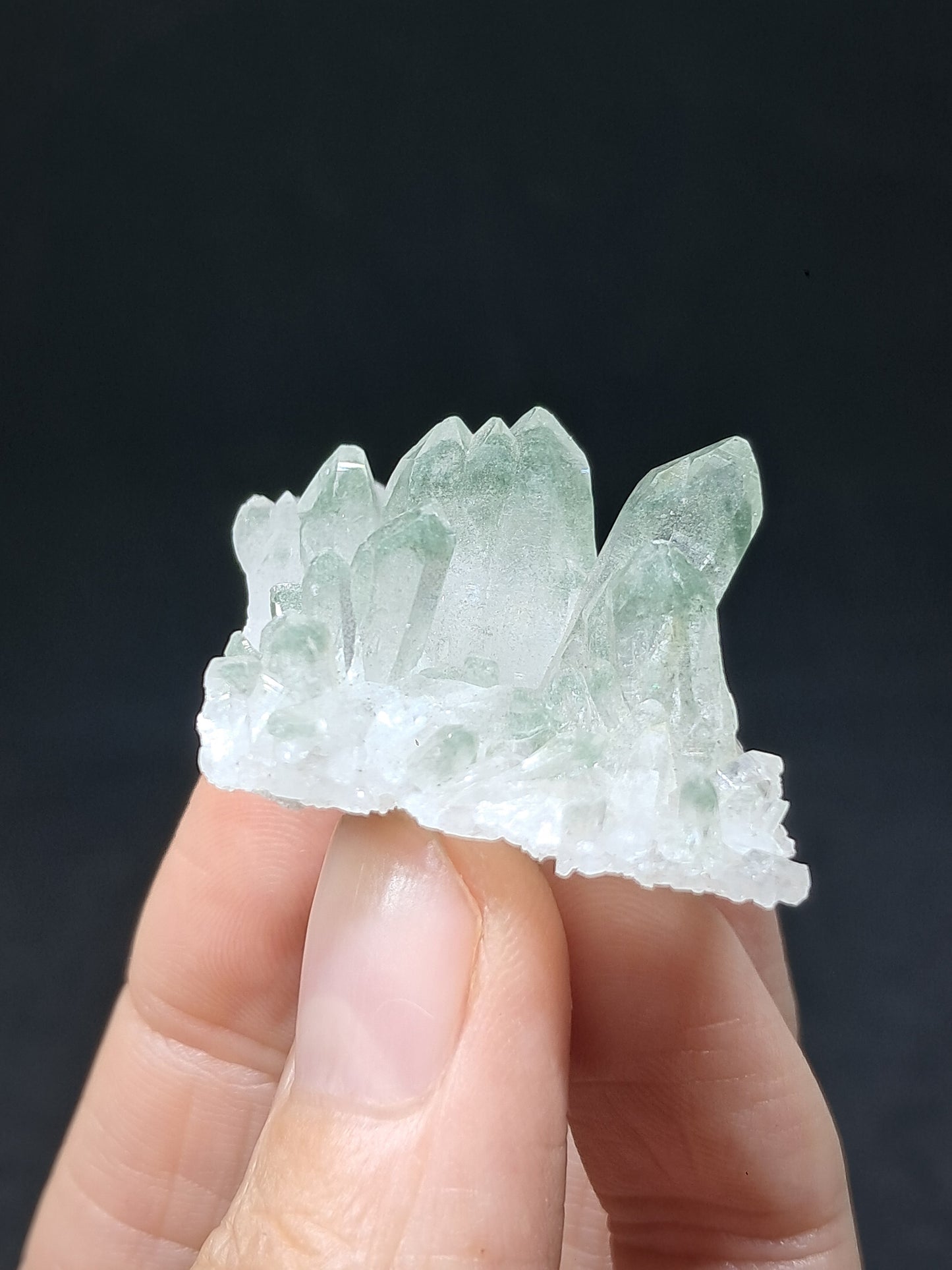 Chlorite Phantom Cluster (Kullu) Natural Crystal | Garden Chamanic Quartz #CQ76