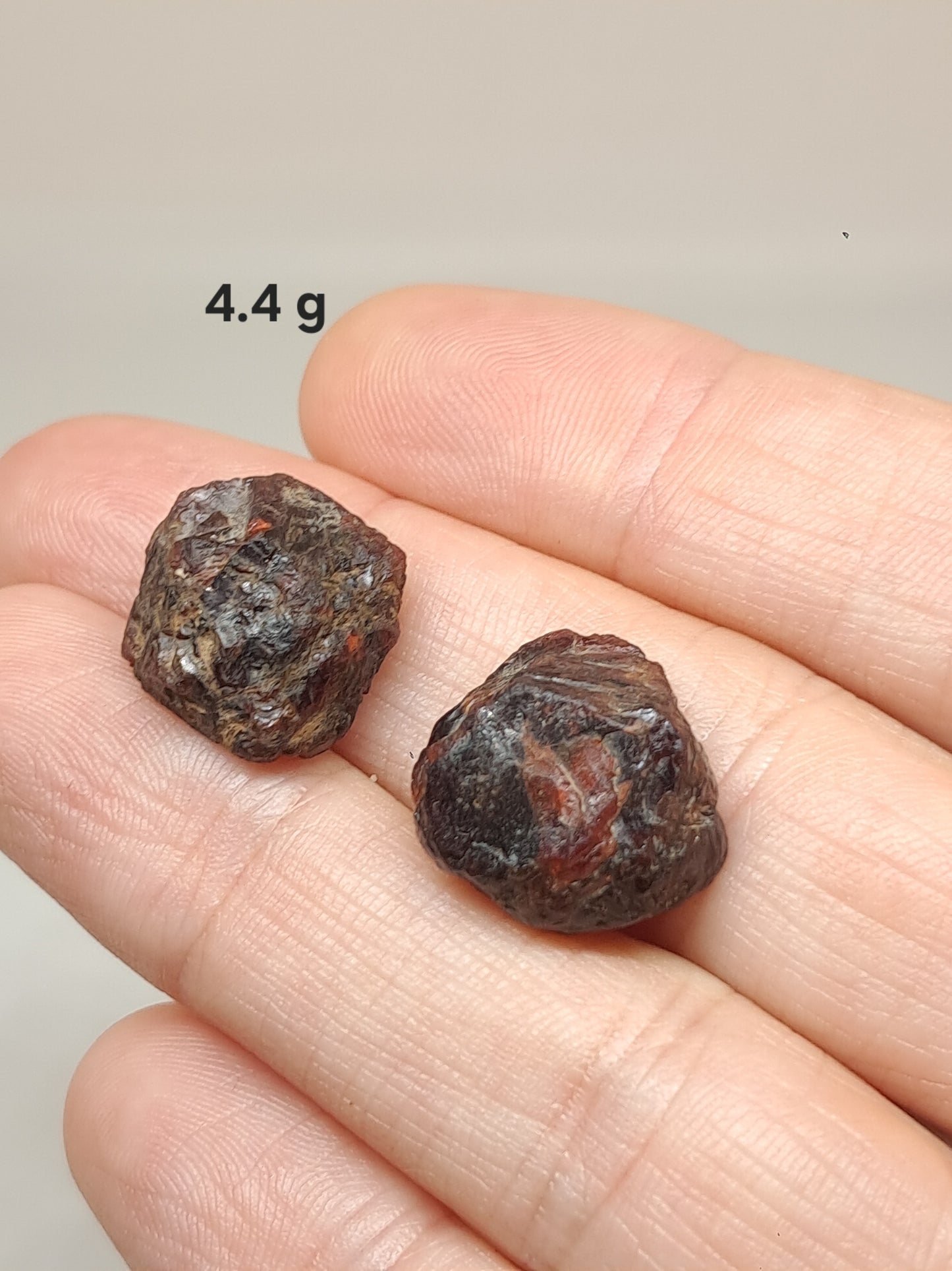 Natural Red Garnet (Karur) Rough Stone #RG12