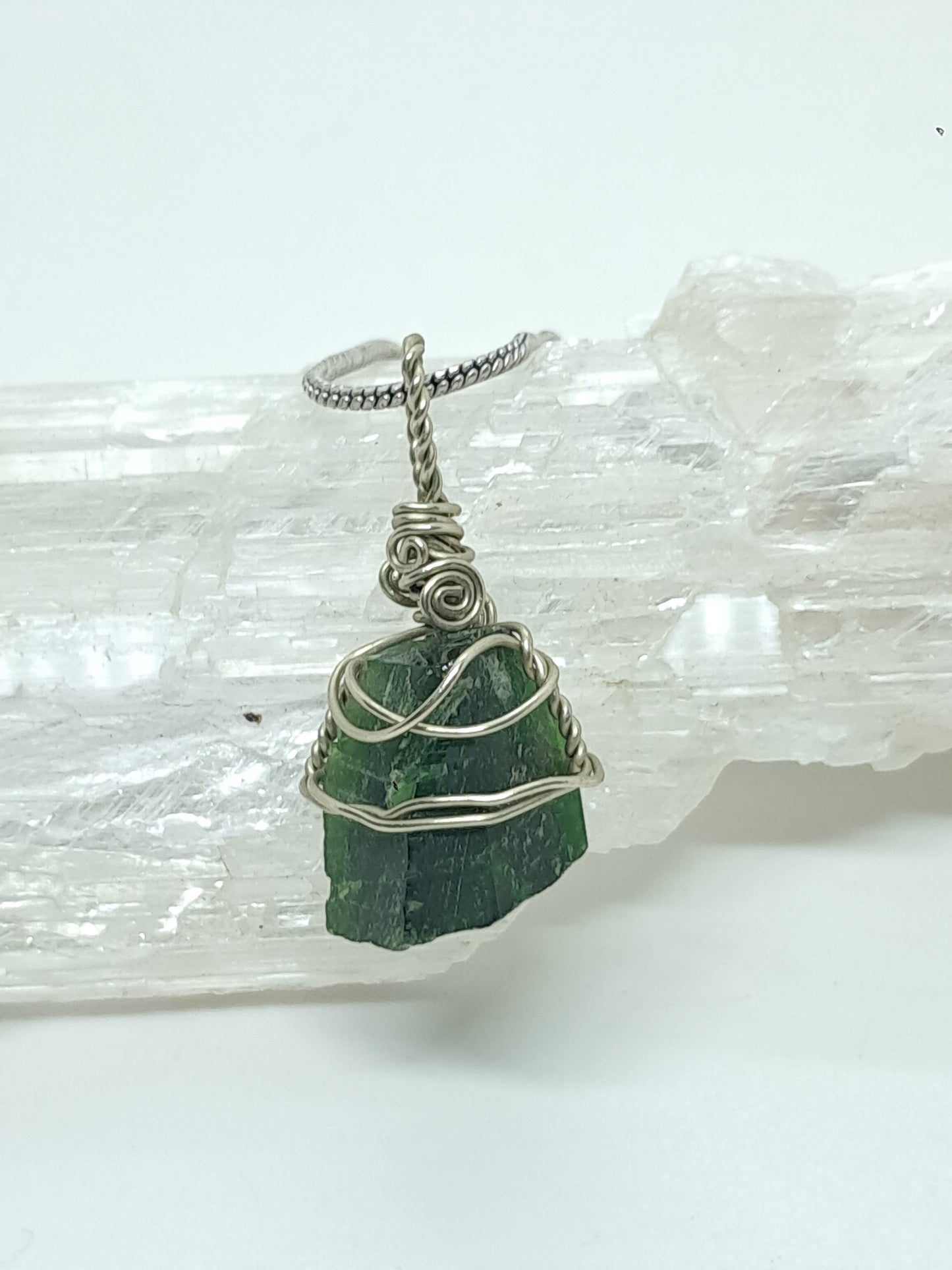 Diopside Pendant | Handcrafted Jewelry #JL54