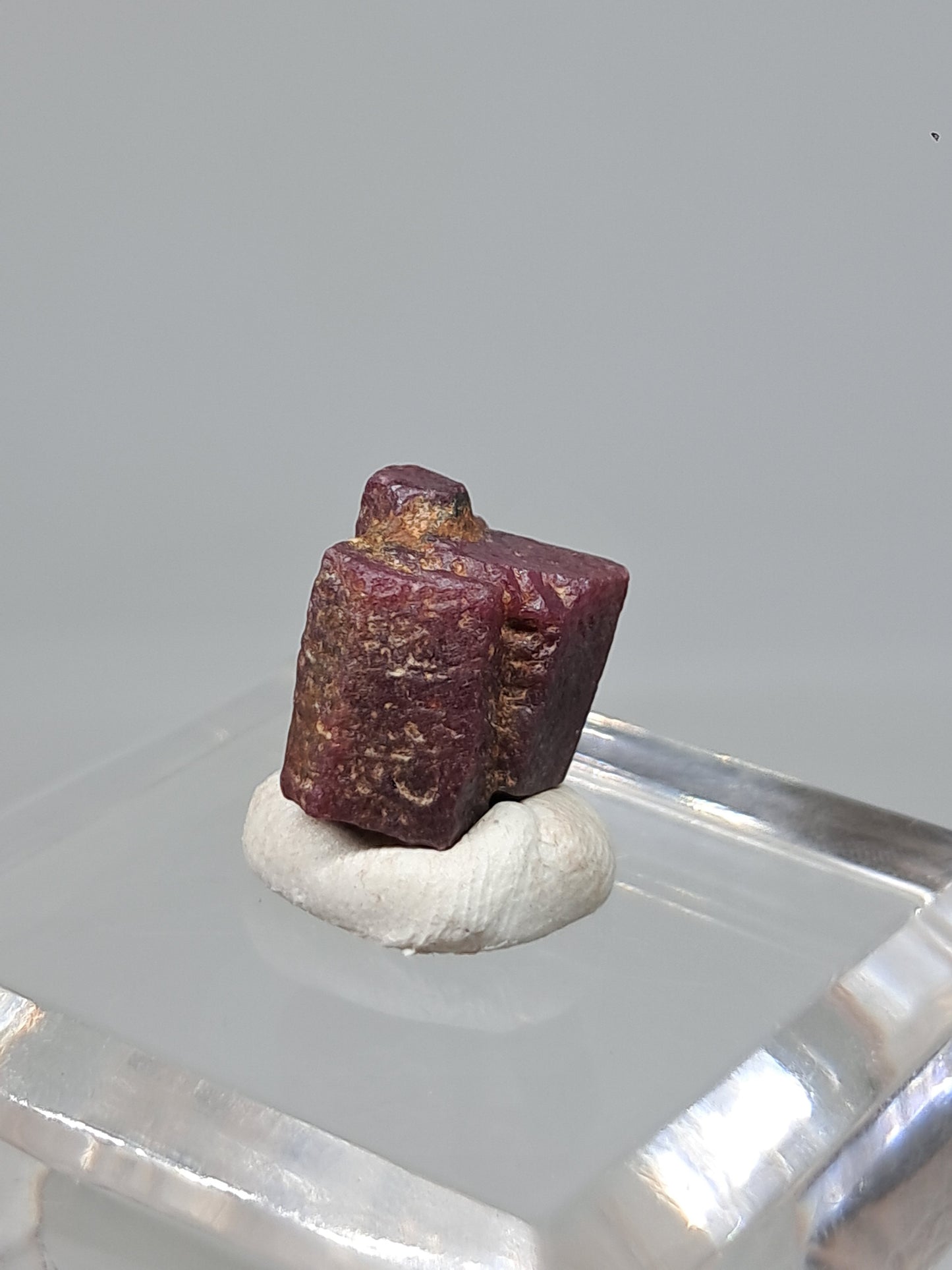Cristal de Rubí en Bruto (Tamil Nadu) Piedra Natural | Muestra Mineral #RB23