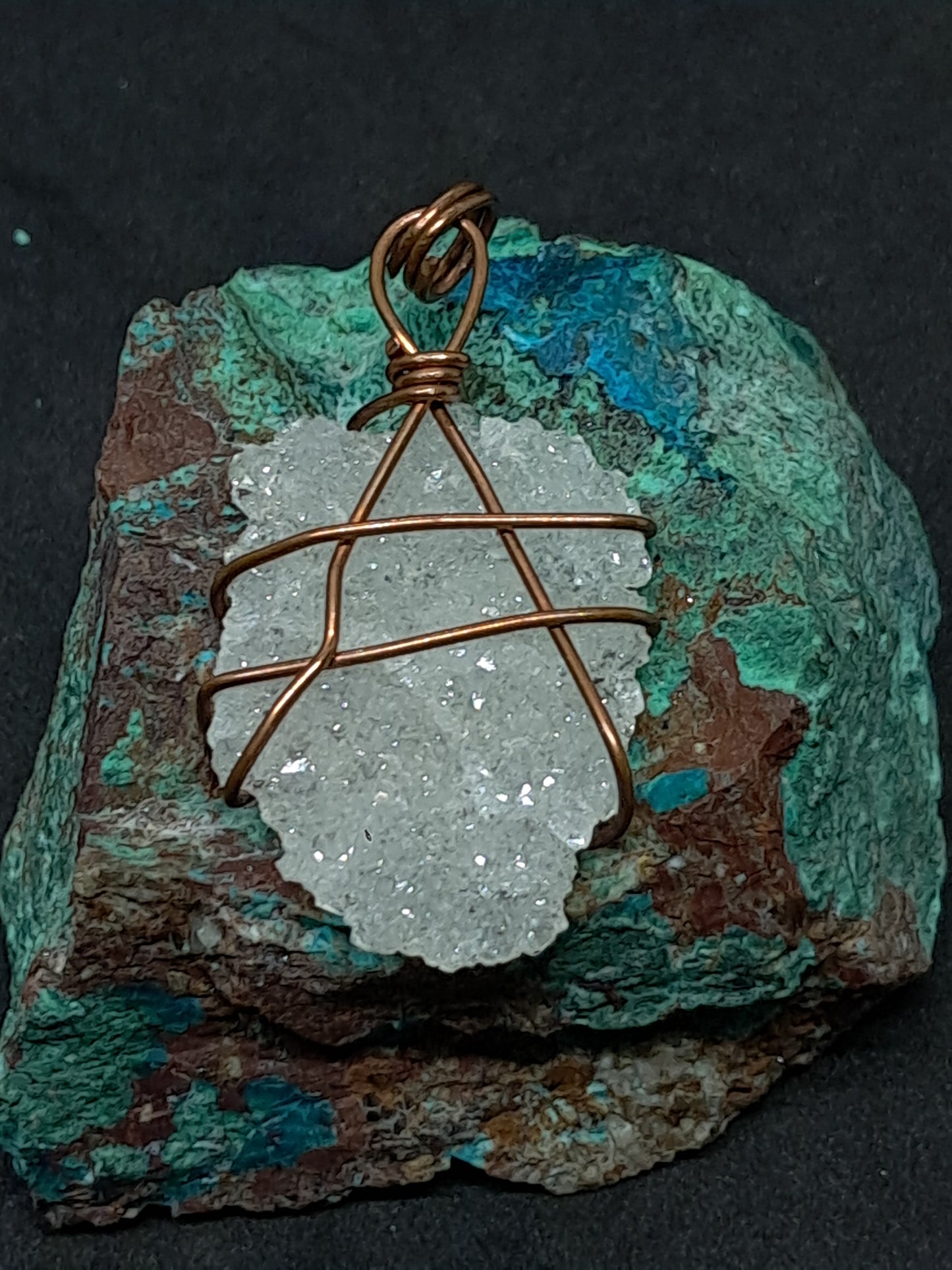 Clear Apophyllite Pendant | Handcrafted Jewelry | Unique Necklace #JL49