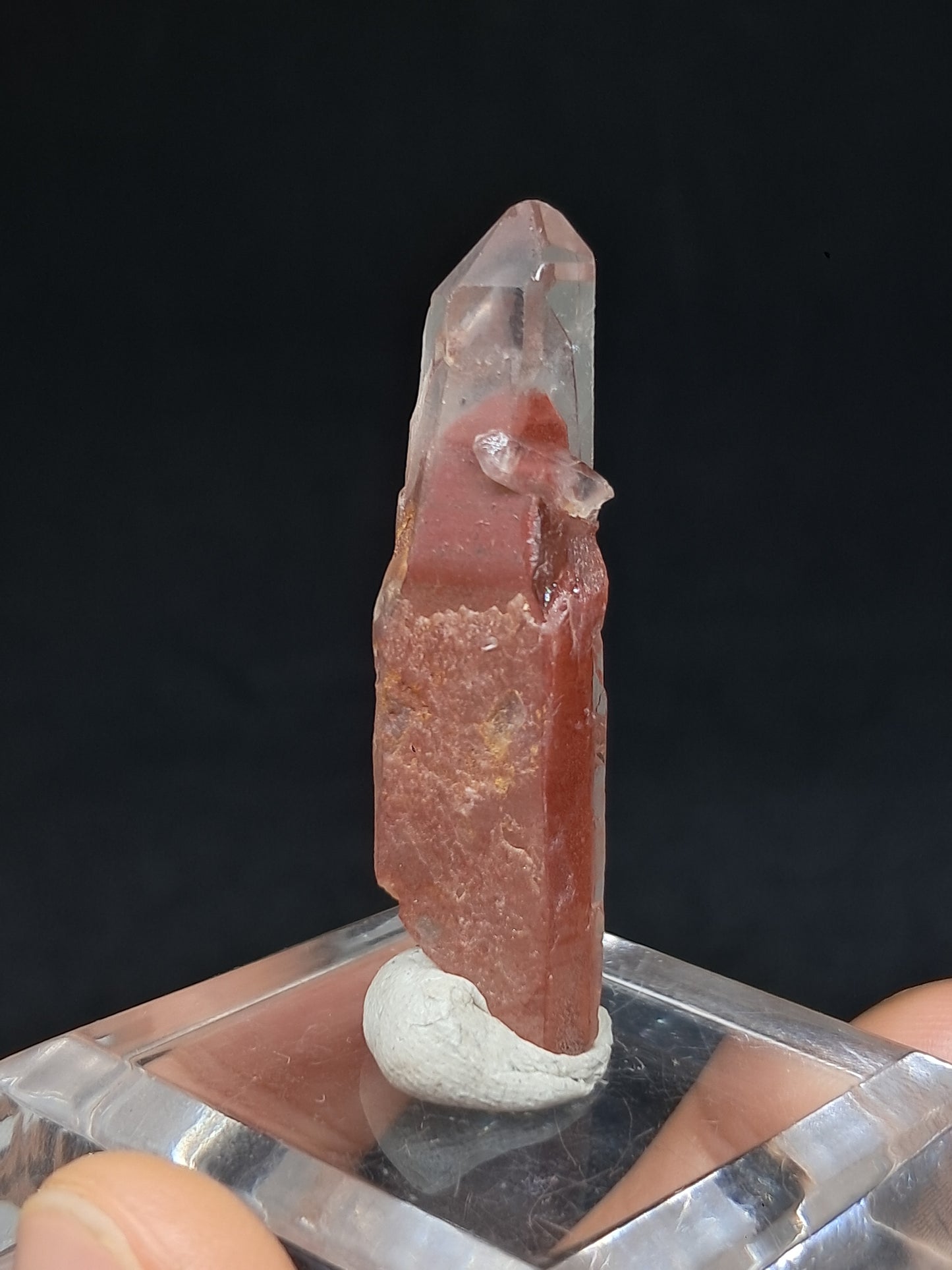 Hematite Phantom Quartz (Telangana) | Natural Crystal | Mineral Specimen #HPQ53