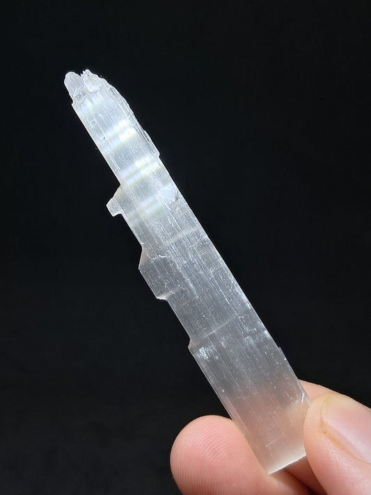 Satin Spar *Selenite* (India) Fibrous Gypsum | Mineral Specimen | Rough Crystal #SE6