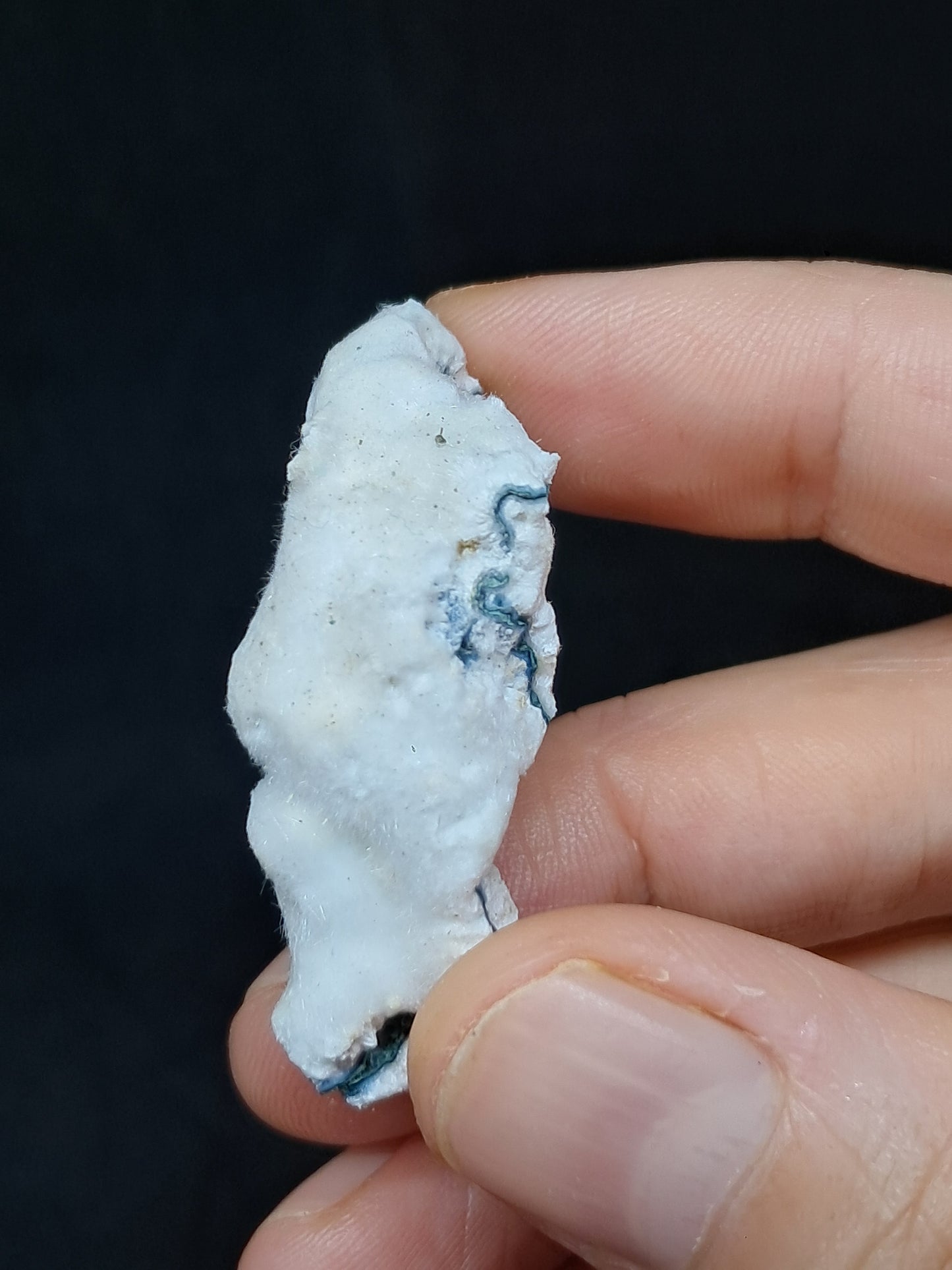 Okenite on Chalcedony (Mumbai) Mineral Specimen | Natural Crystal #OK38